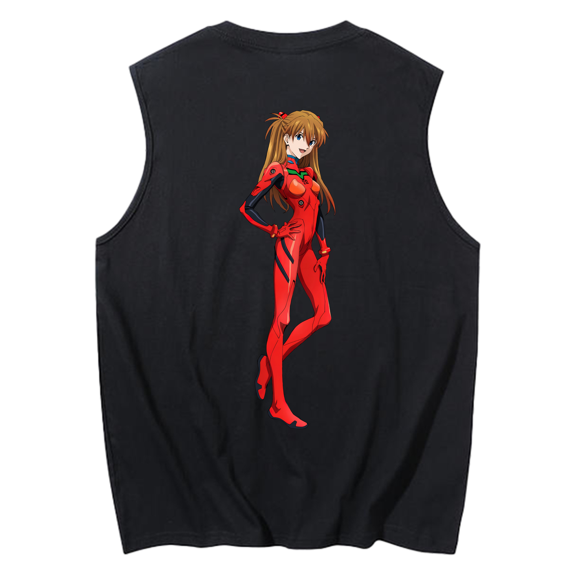 （画像用） EVA 新世紀エヴァンゲリオン コットン100％タンクトップ（背面プリント）