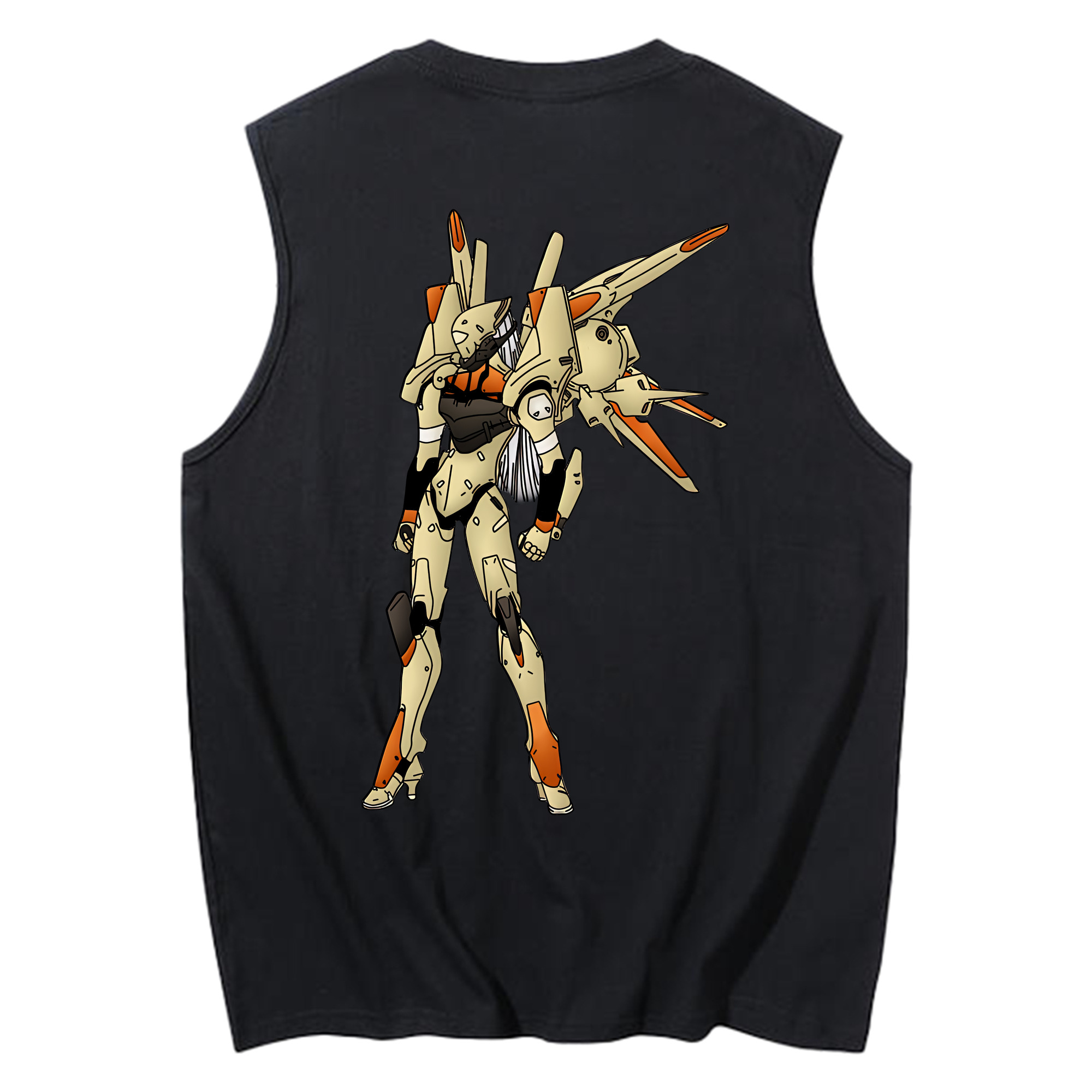 （画像用） EVA 新世紀エヴァンゲリオン コットン100％タンクトップ（背面プリント）