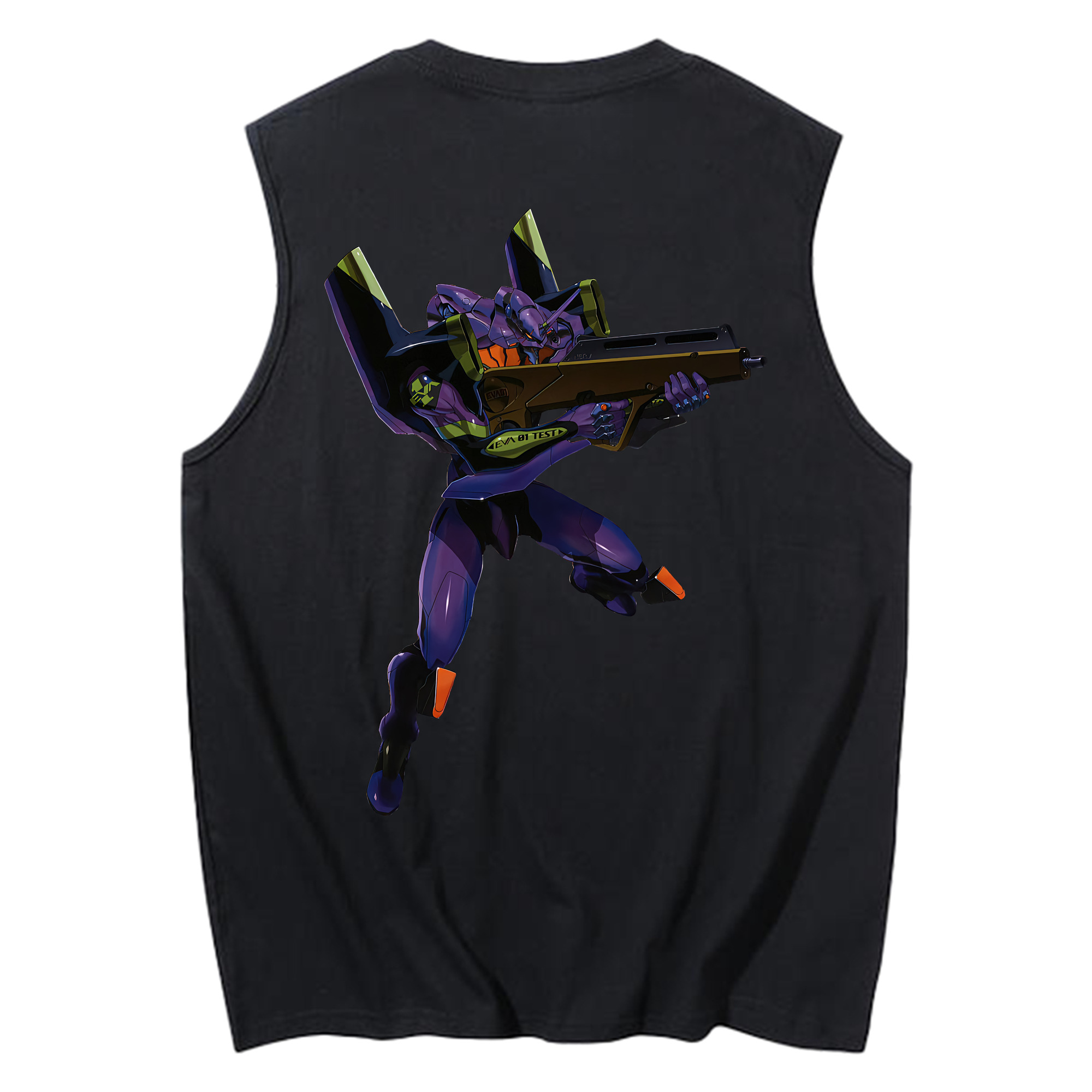 （画像用） EVA 新世紀エヴァンゲリオン コットン100％タンクトップ（背面プリント）