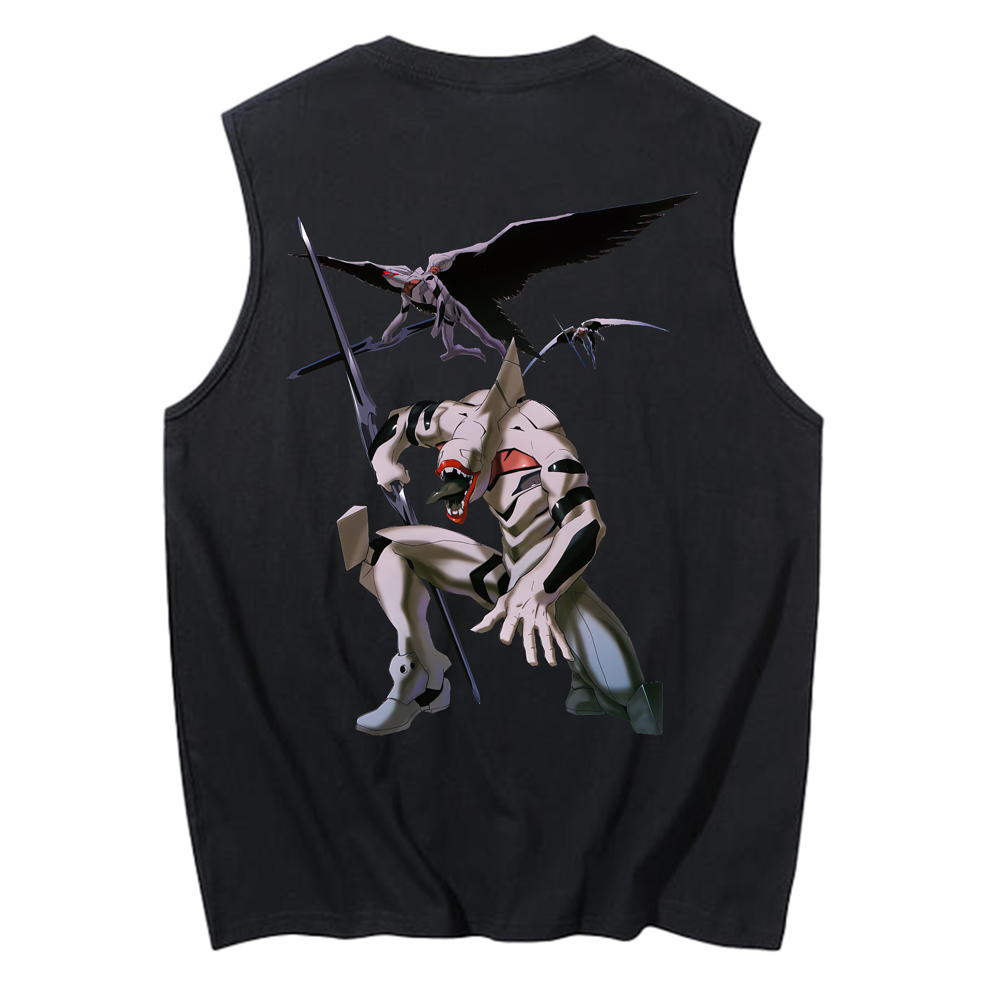 （画像用） EVA 新世紀エヴァンゲリオン コットン100％タンクトップ（背面プリント）