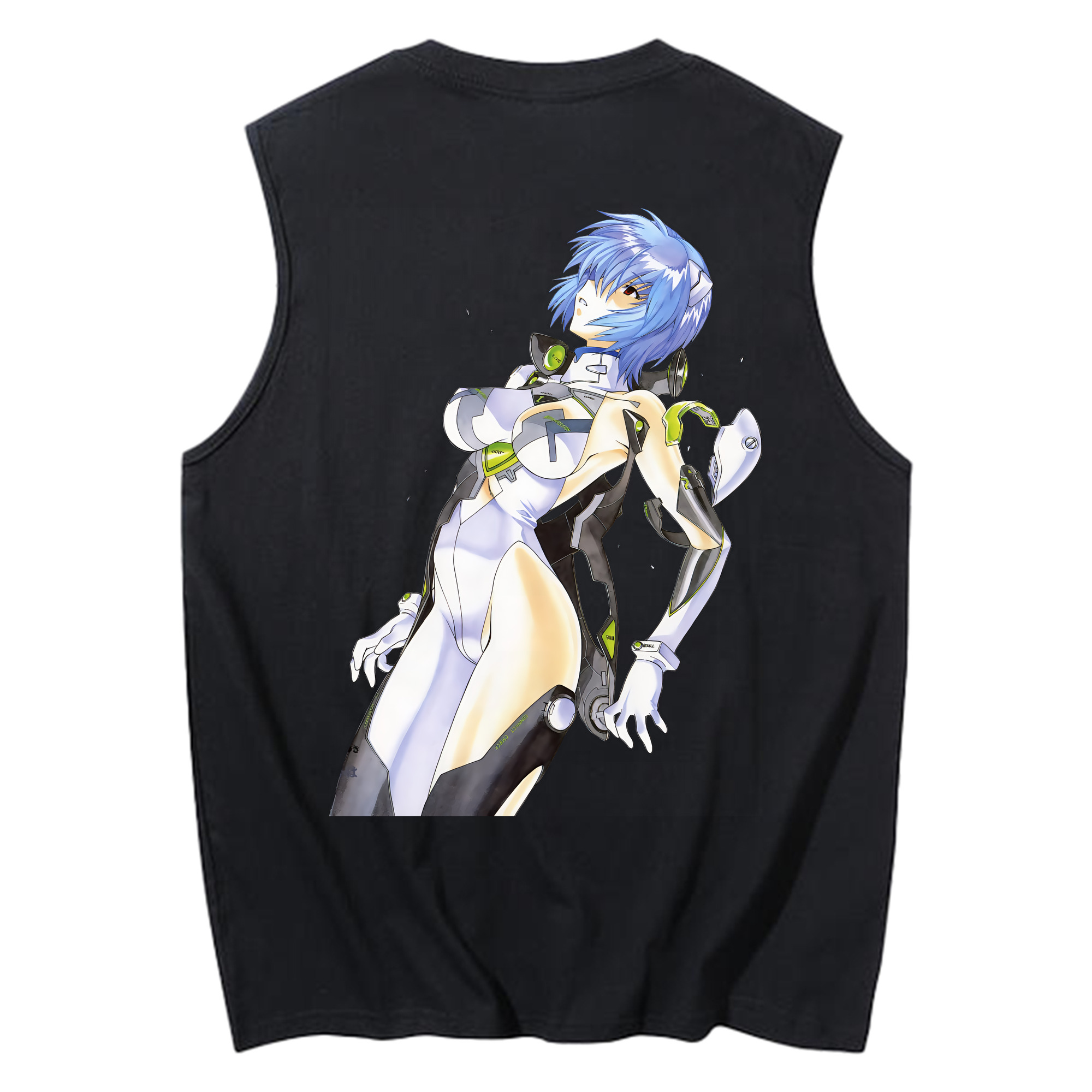 （画像用） EVA 新世紀エヴァンゲリオン コットン100％タンクトップ（背面プリント）