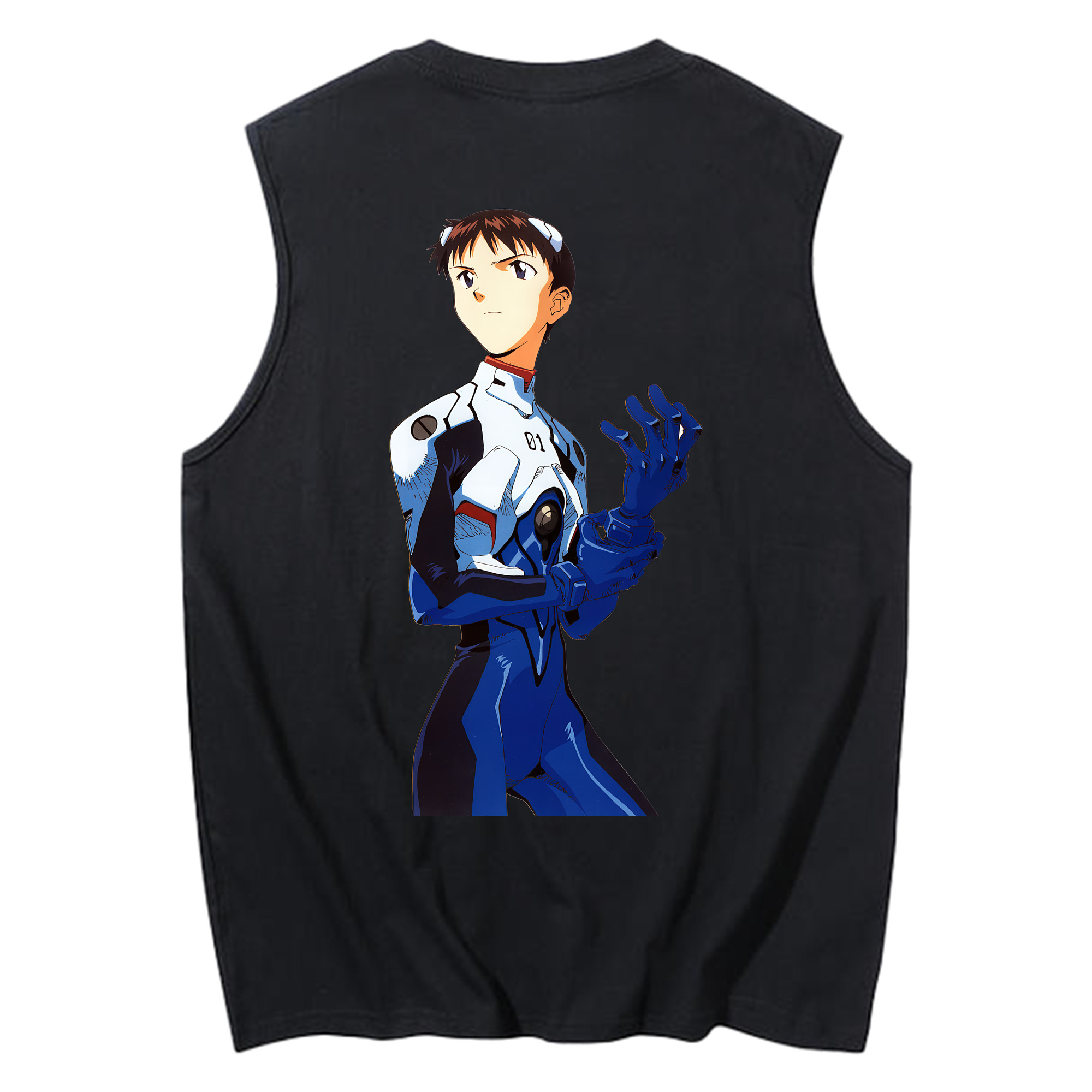 （画像用） EVA 新世紀エヴァンゲリオン コットン100％タンクトップ（背面プリント）