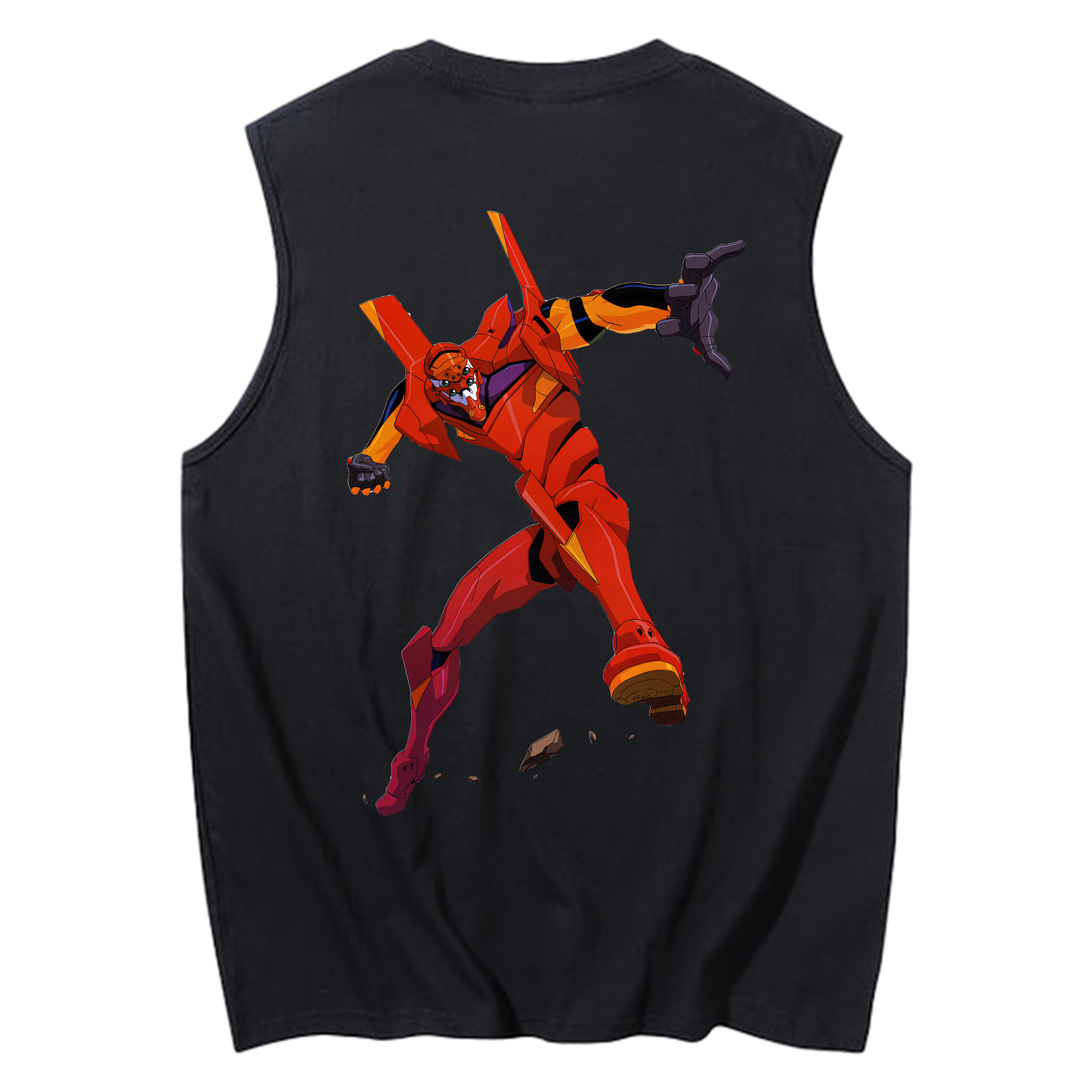 （画像用） EVA 新世紀エヴァンゲリオン コットン100％タンクトップ（背面プリント）