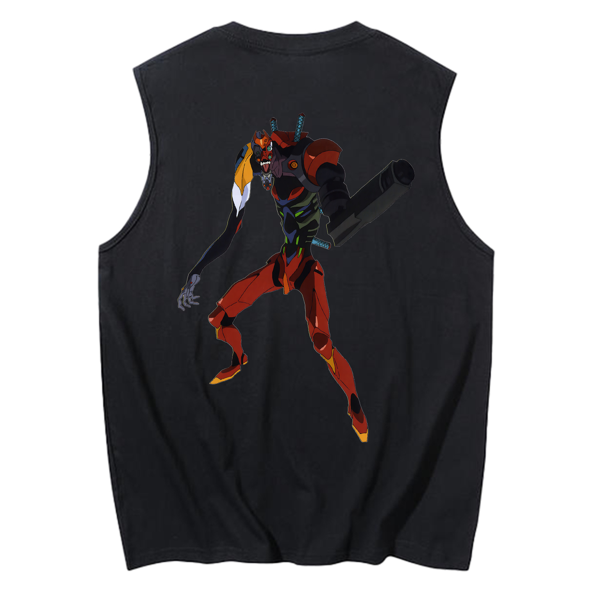 （画像用） EVA 新世紀エヴァンゲリオン コットン100％タンクトップ（背面プリント）