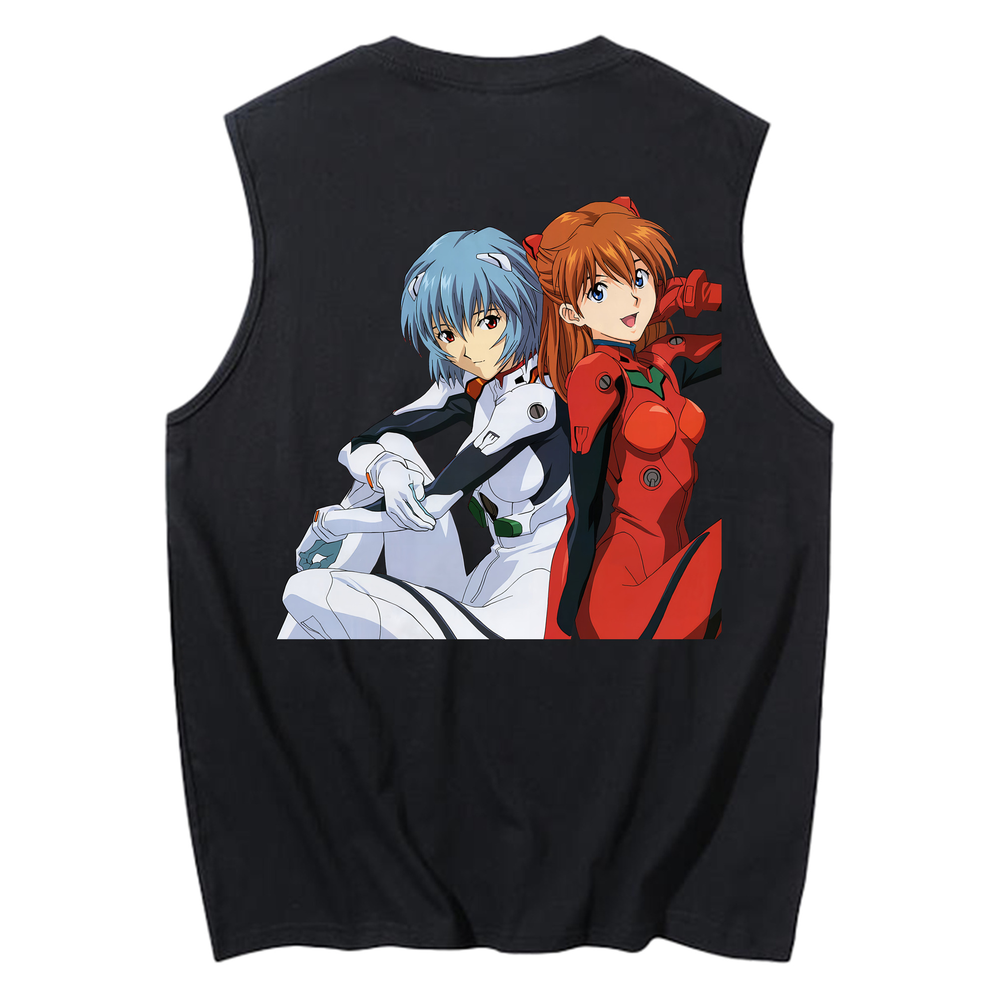 （画像用） EVA 新世紀エヴァンゲリオン コットン100％タンクトップ（背面プリント）