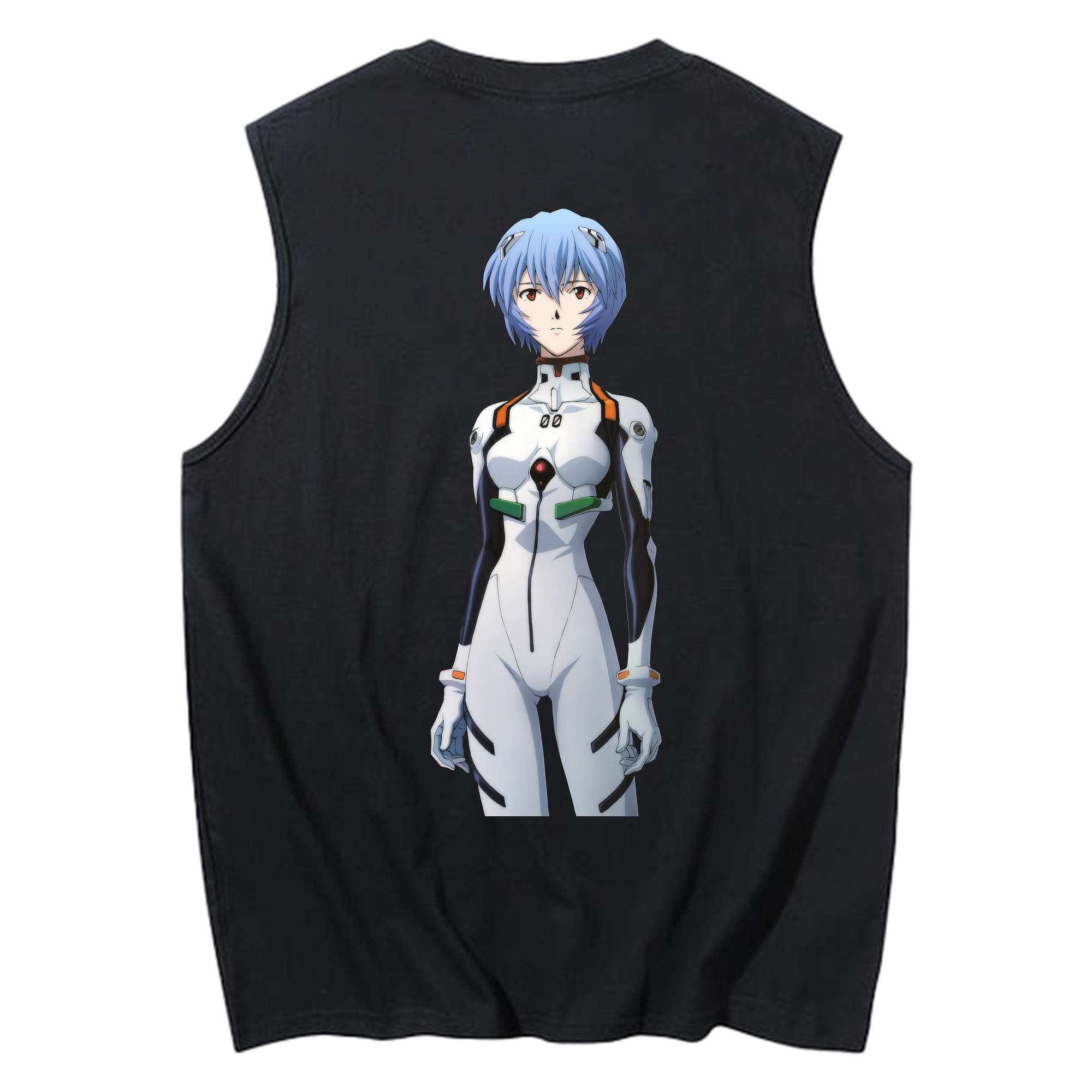 （画像用） EVA 新世紀エヴァンゲリオン コットン100％タンクトップ（背面プリント）