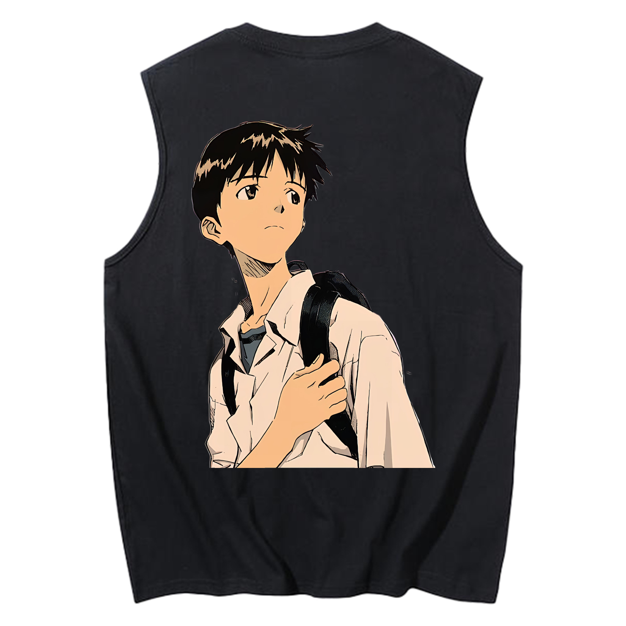 （画像用） EVA 新世紀エヴァンゲリオン コットン100％タンクトップ（背面プリント）