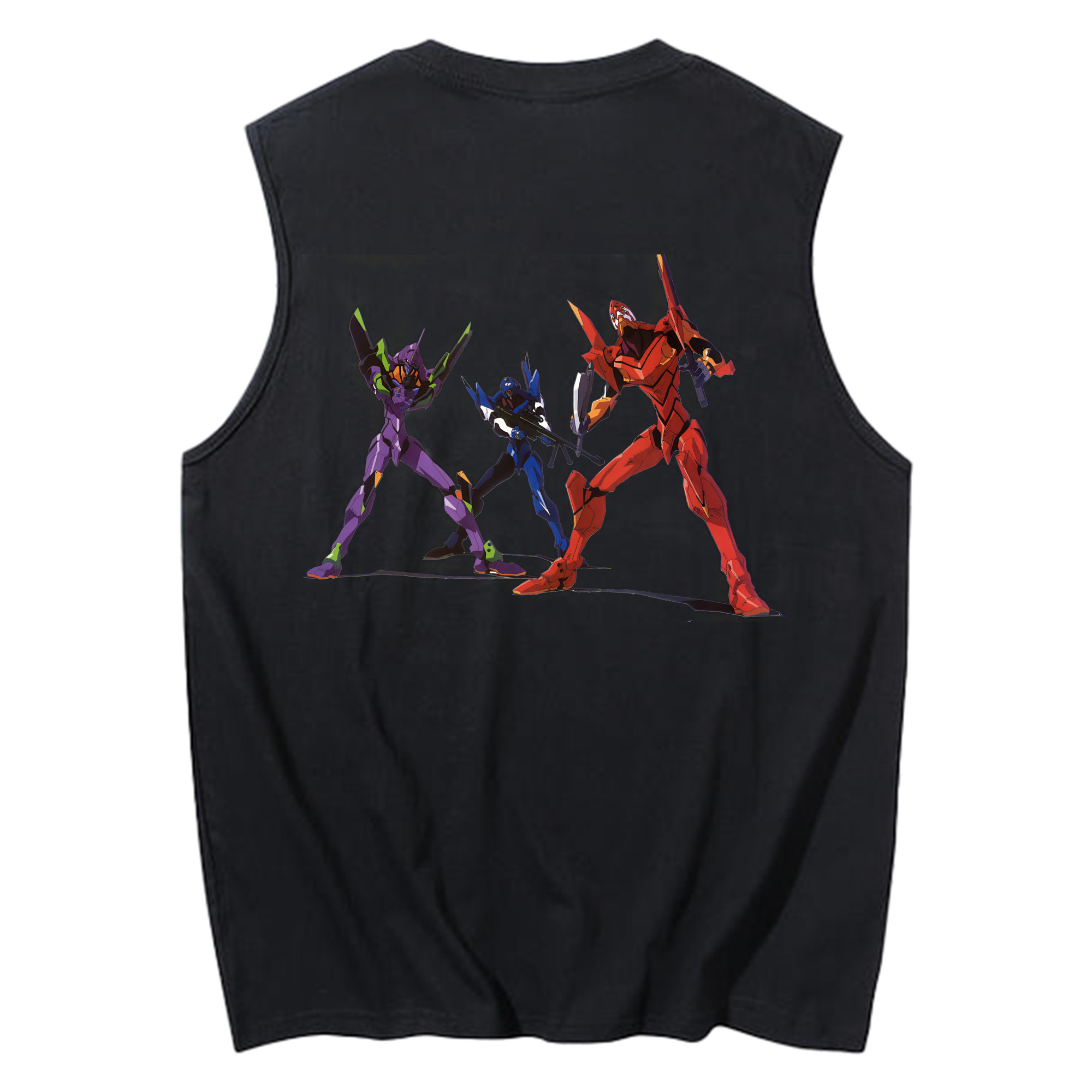 （画像用） EVA 新世紀エヴァンゲリオン コットン100％タンクトップ（背面プリント）