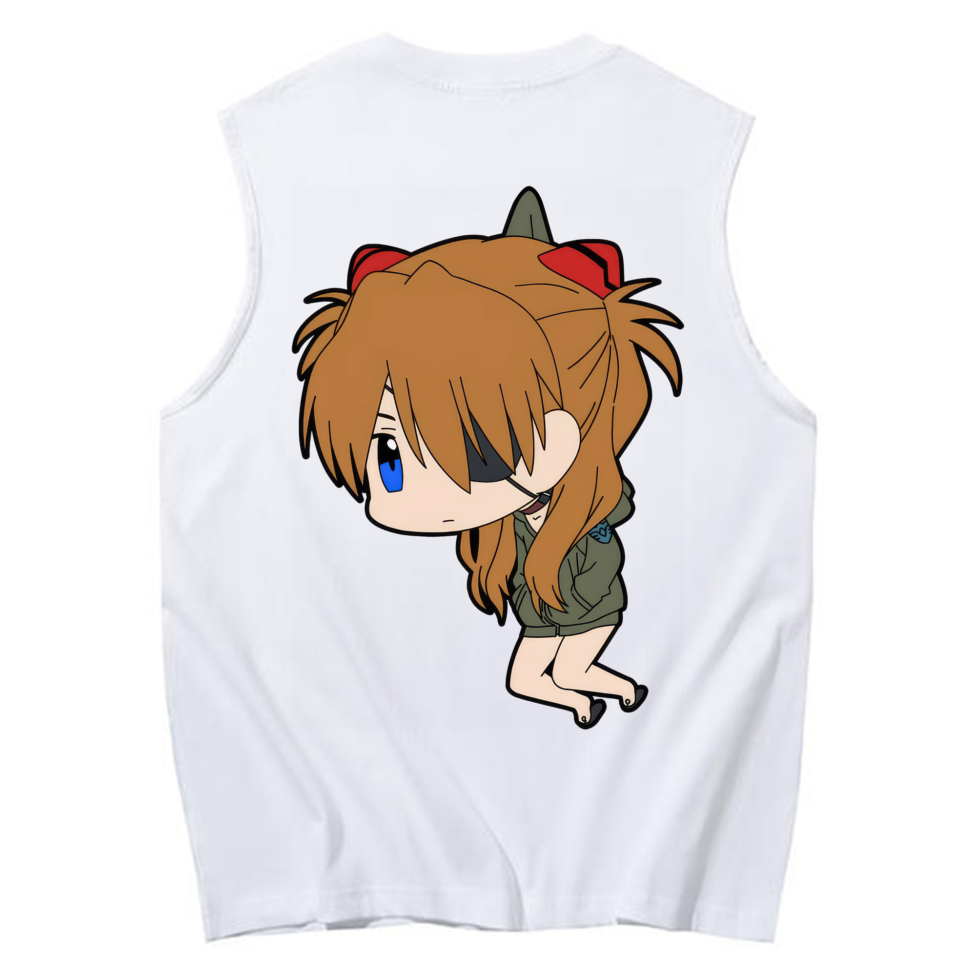 （画像用） EVA 新世紀エヴァンゲリオン コットン100％タンクトップ（背面プリント）