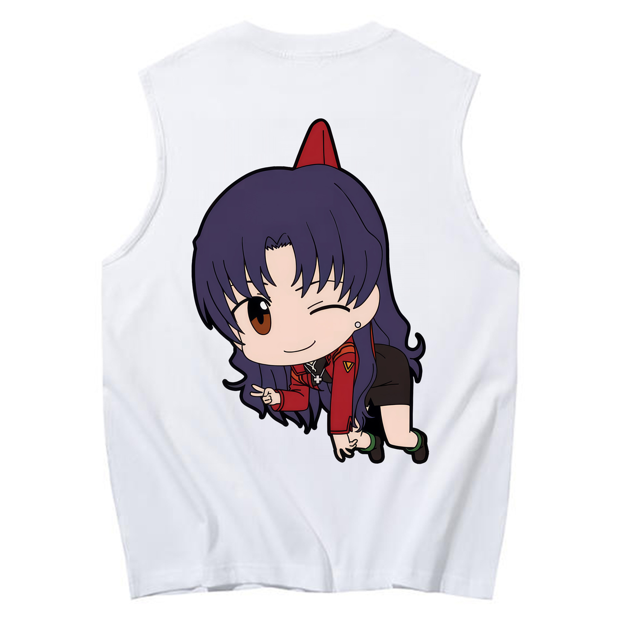 （画像用） EVA 新世紀エヴァンゲリオン コットン100％タンクトップ（背面プリント）