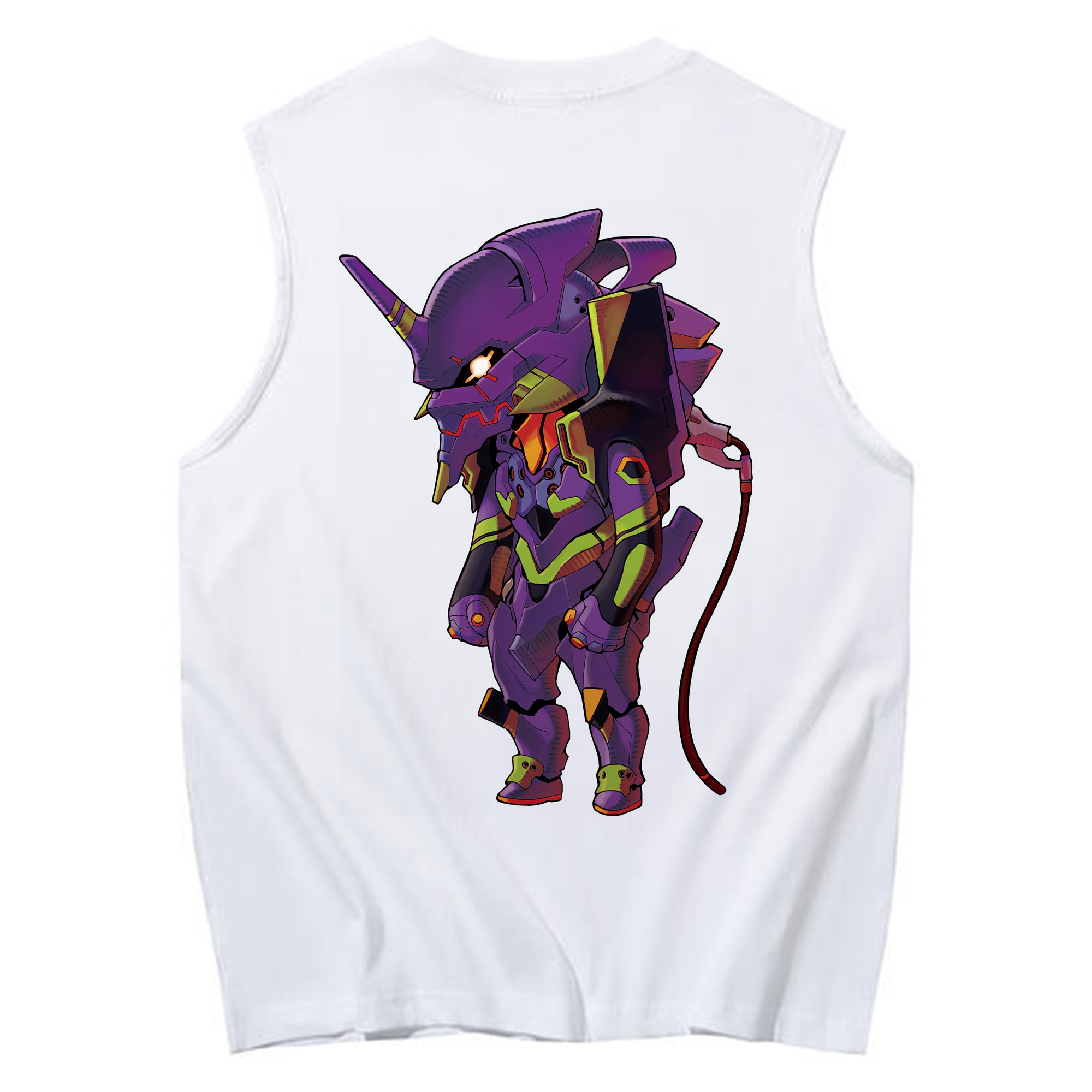 （画像用） EVA 新世紀エヴァンゲリオン コットン100％タンクトップ（背面プリント）