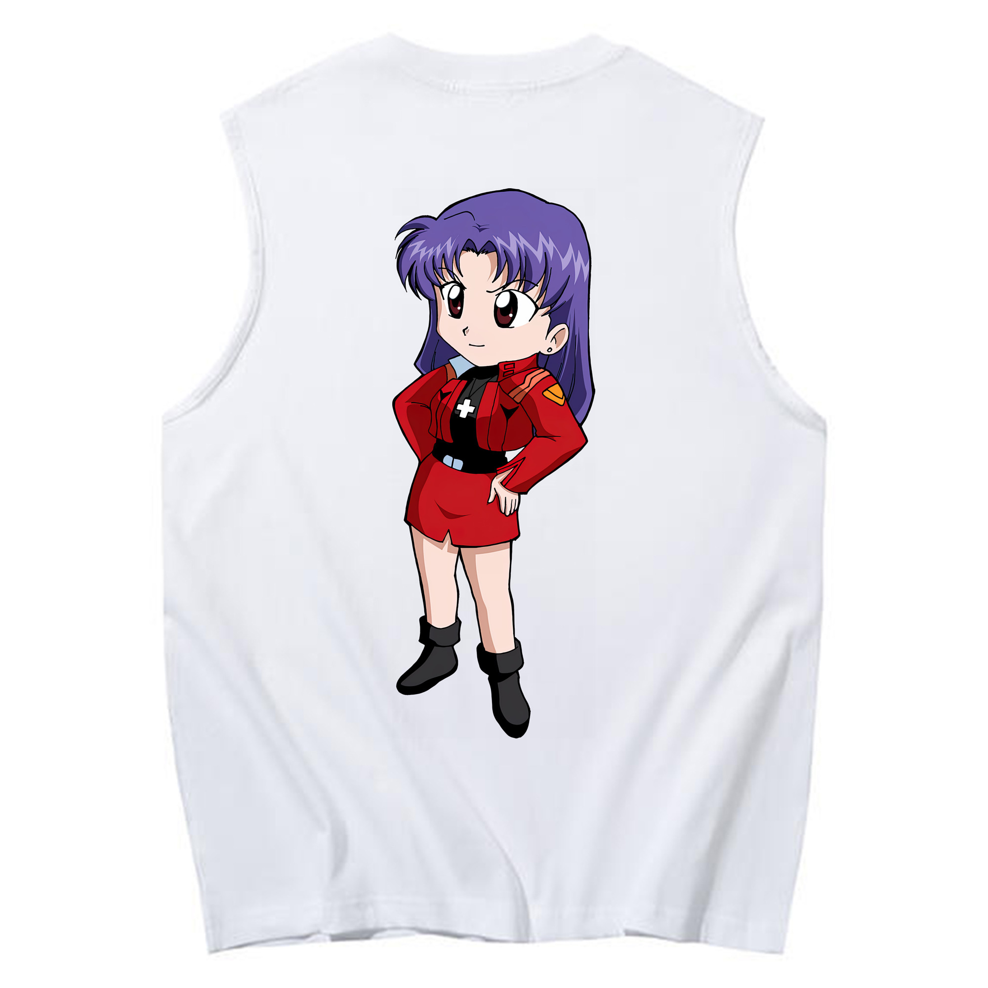 （画像用） EVA 新世紀エヴァンゲリオン コットン100％タンクトップ（背面プリント）