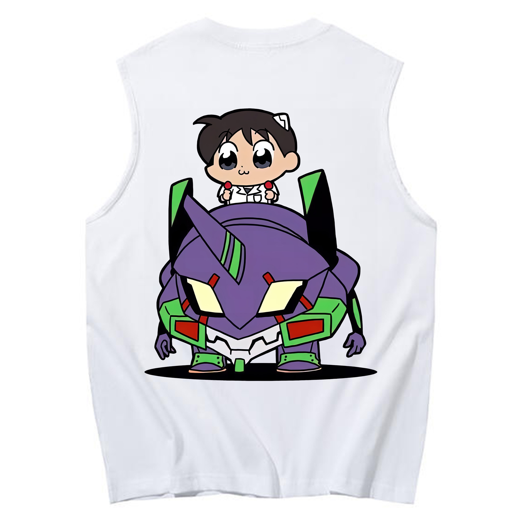 （画像用） EVA 新世紀エヴァンゲリオン コットン100％タンクトップ（背面プリント）