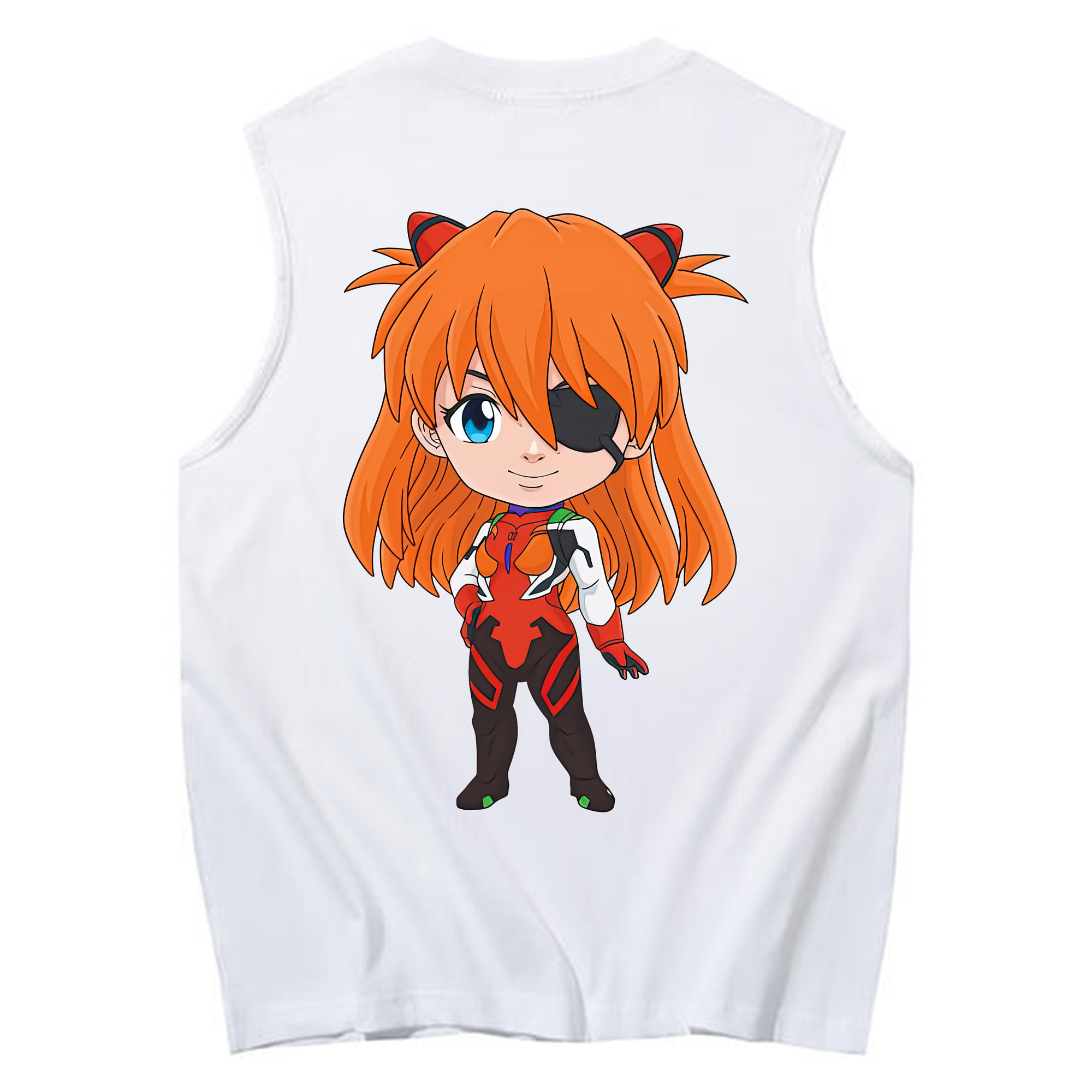 （画像用） EVA 新世紀エヴァンゲリオン コットン100％タンクトップ（背面プリント）