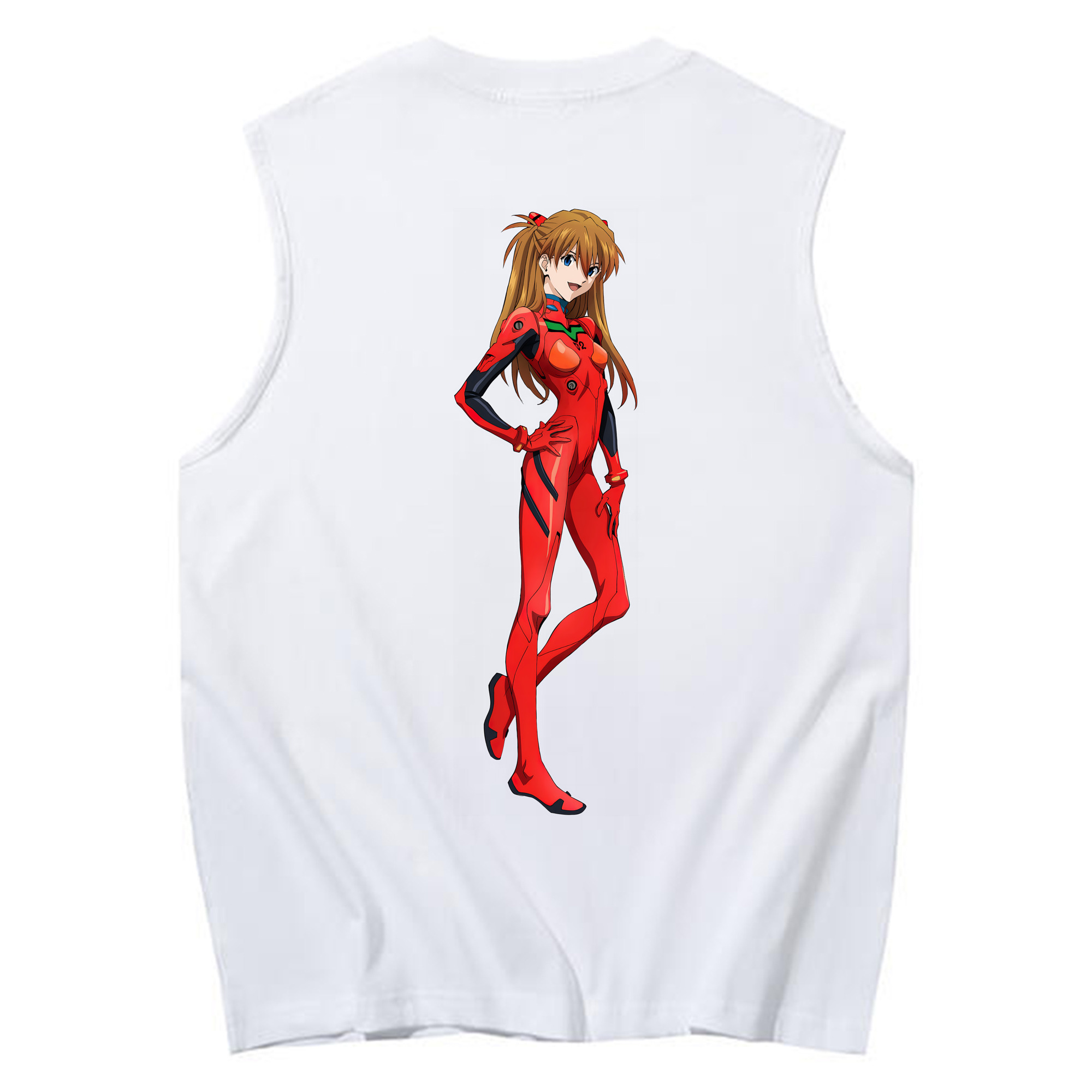 （画像用） EVA 新世紀エヴァンゲリオン コットン100％タンクトップ（背面プリント）