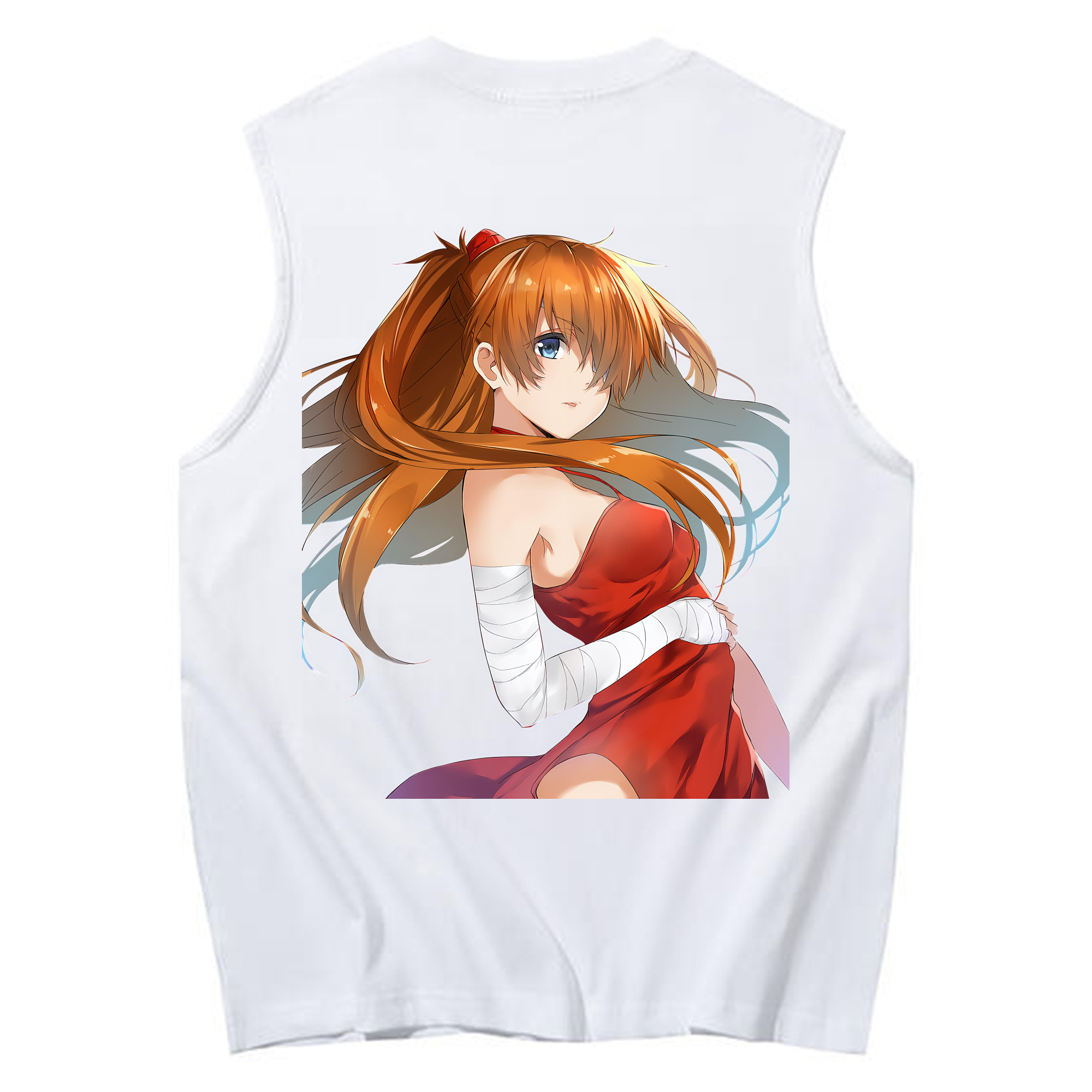 （画像用） EVA 新世紀エヴァンゲリオン コットン100％タンクトップ（背面プリント）
