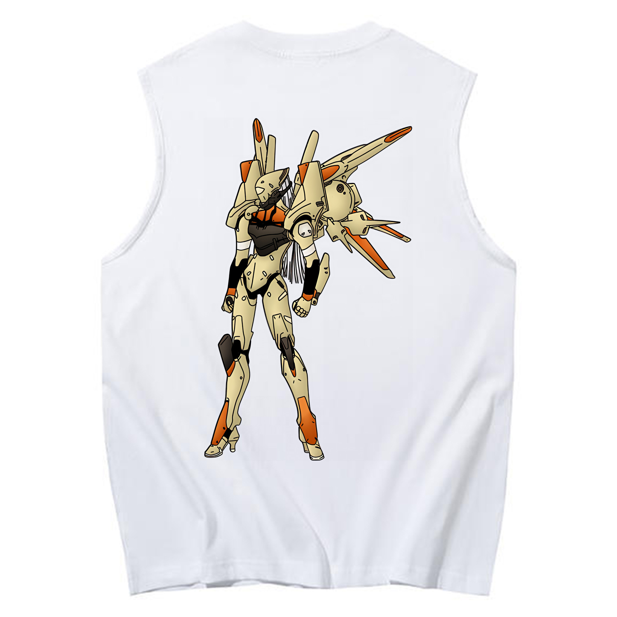 （画像用） EVA 新世紀エヴァンゲリオン コットン100％タンクトップ（背面プリント）