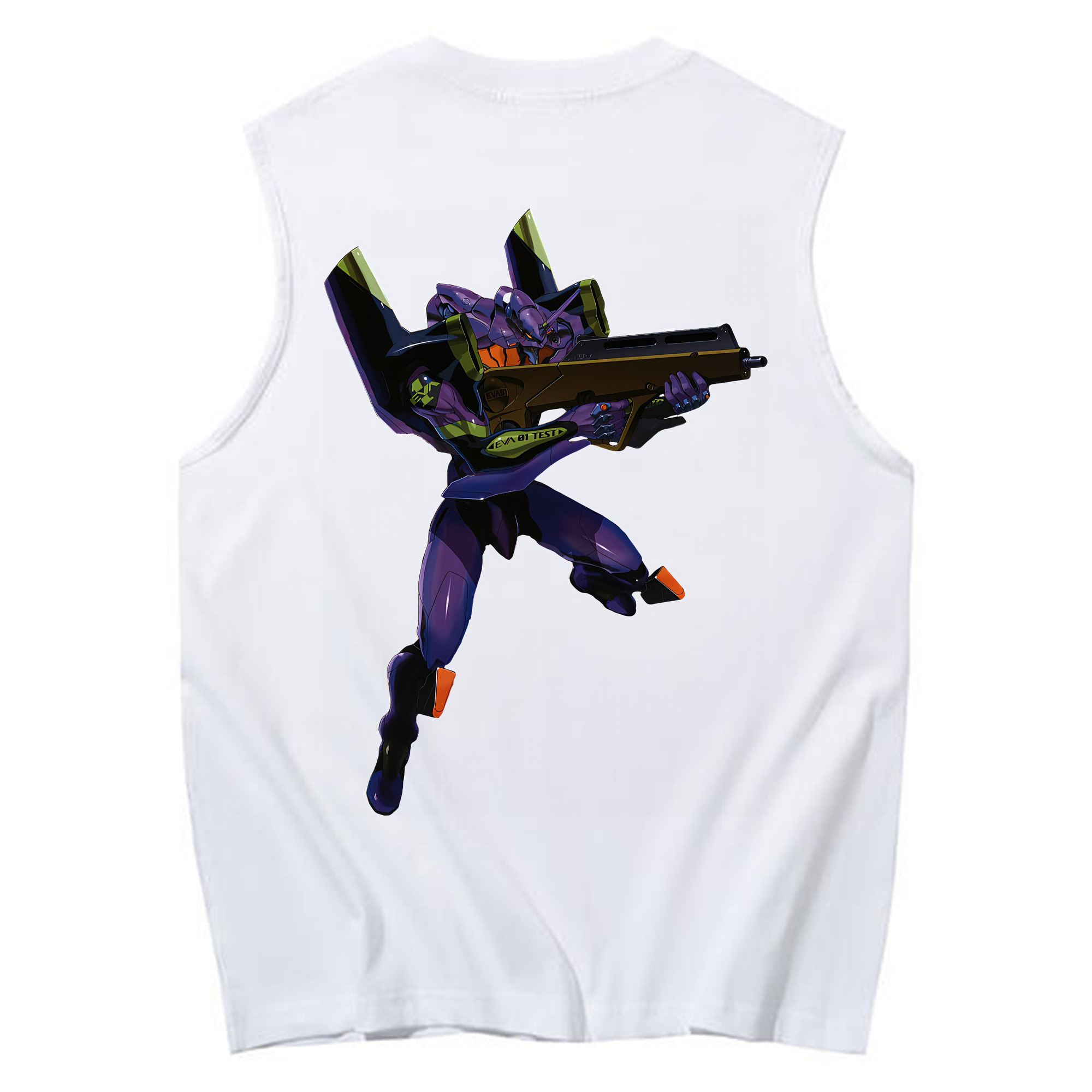 （画像用） EVA 新世紀エヴァンゲリオン コットン100％タンクトップ（背面プリント）
