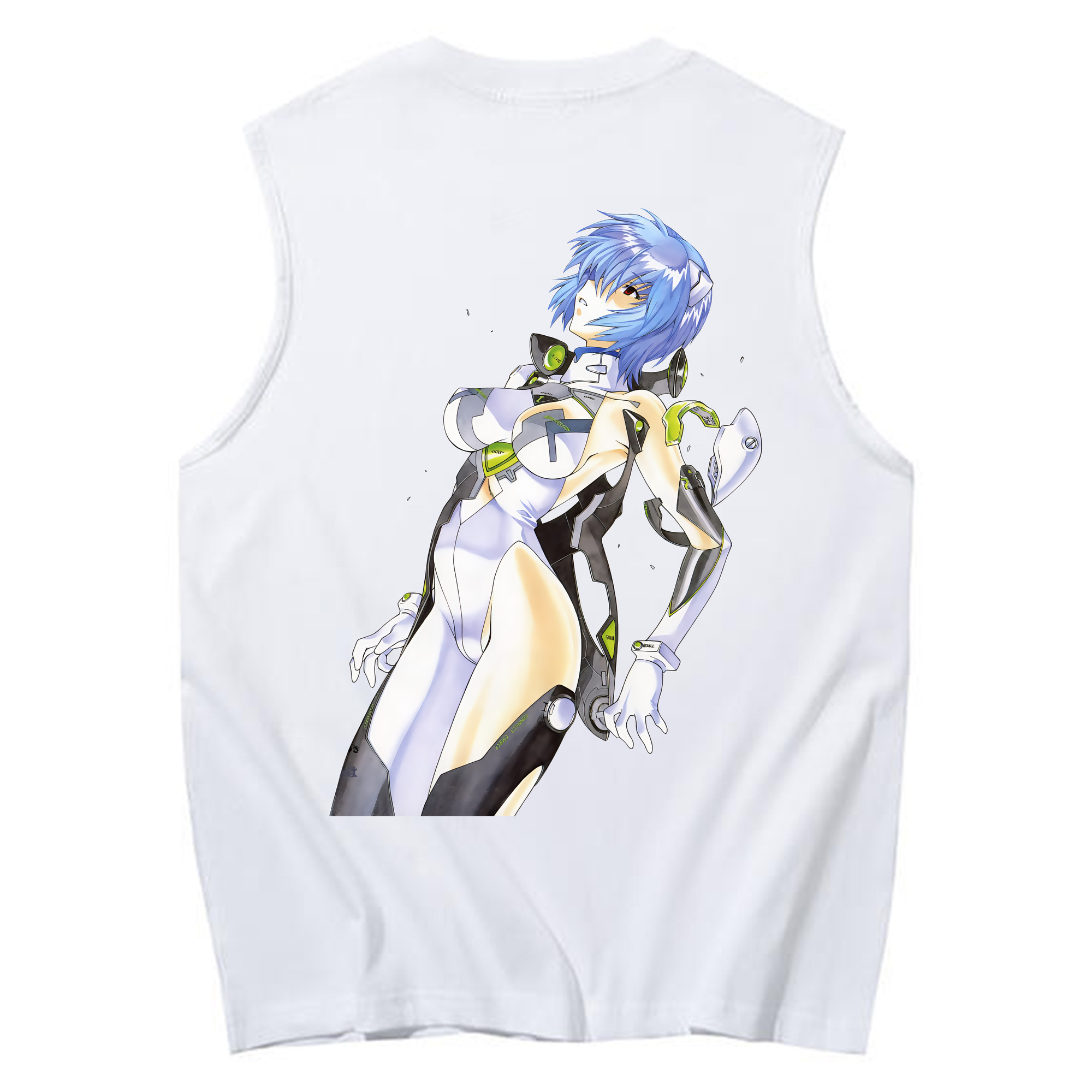 （画像用） EVA 新世紀エヴァンゲリオン コットン100％タンクトップ（背面プリント）