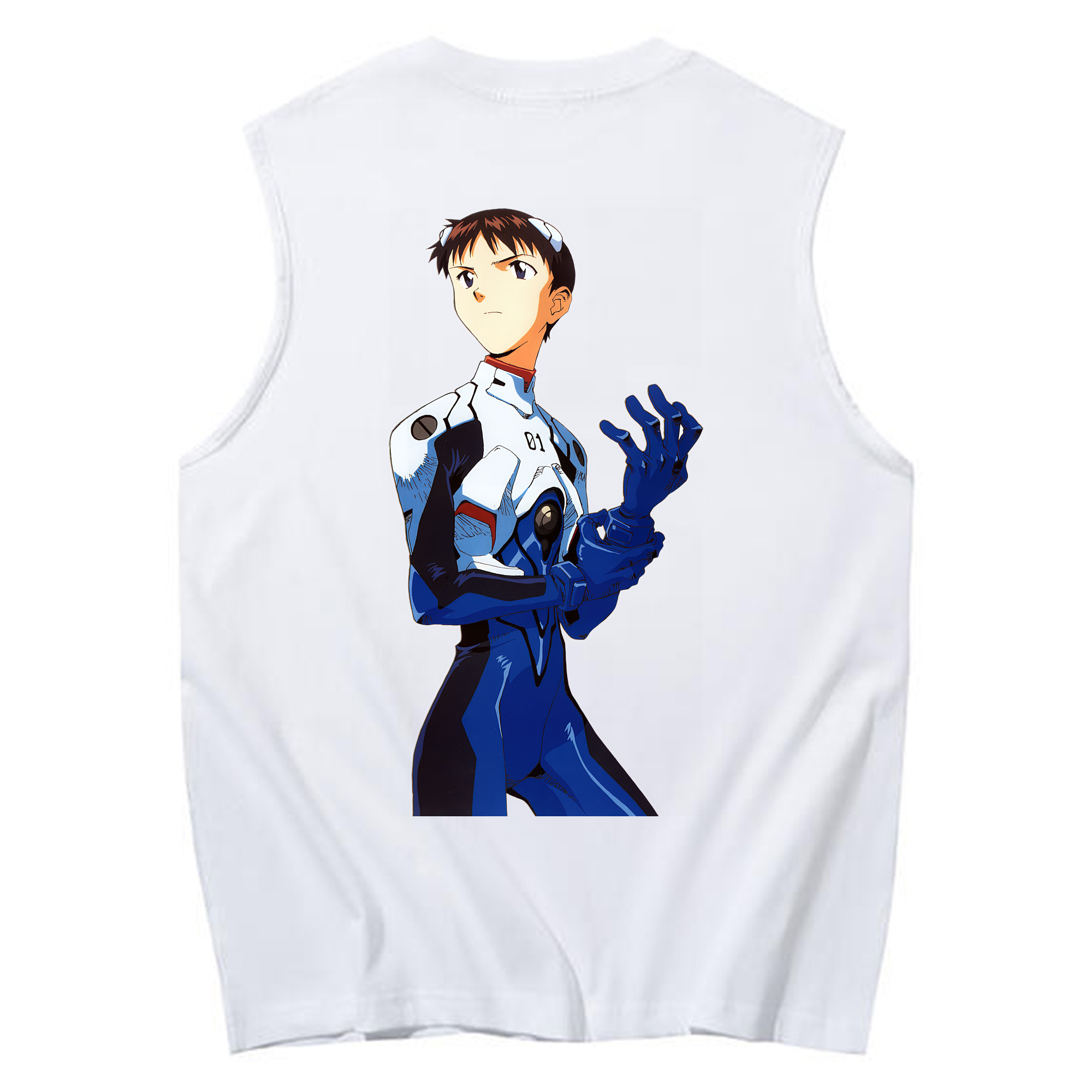 （画像用） EVA 新世紀エヴァンゲリオン コットン100％タンクトップ（背面プリント）