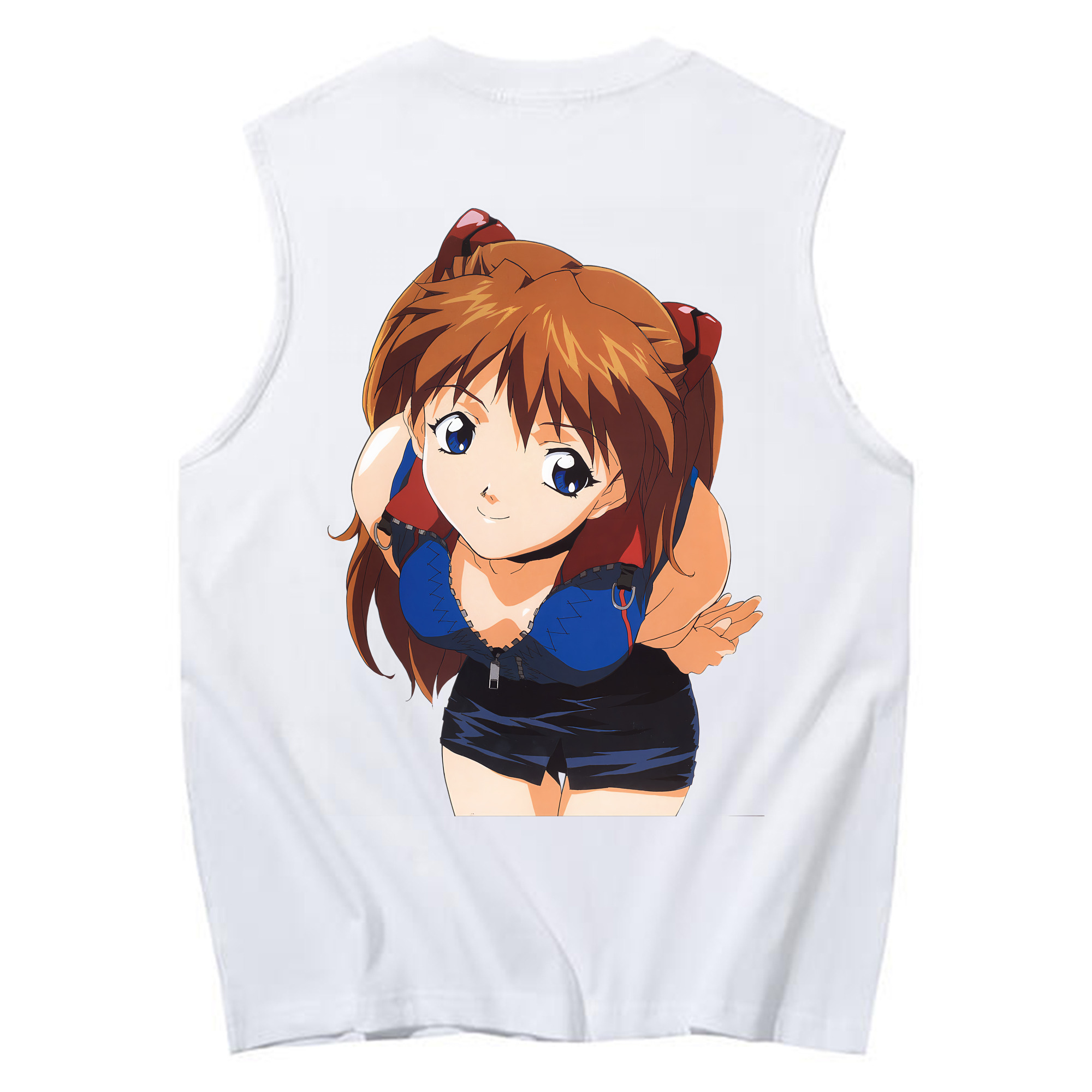 （画像用） EVA 新世紀エヴァンゲリオン コットン100％タンクトップ（背面プリント）