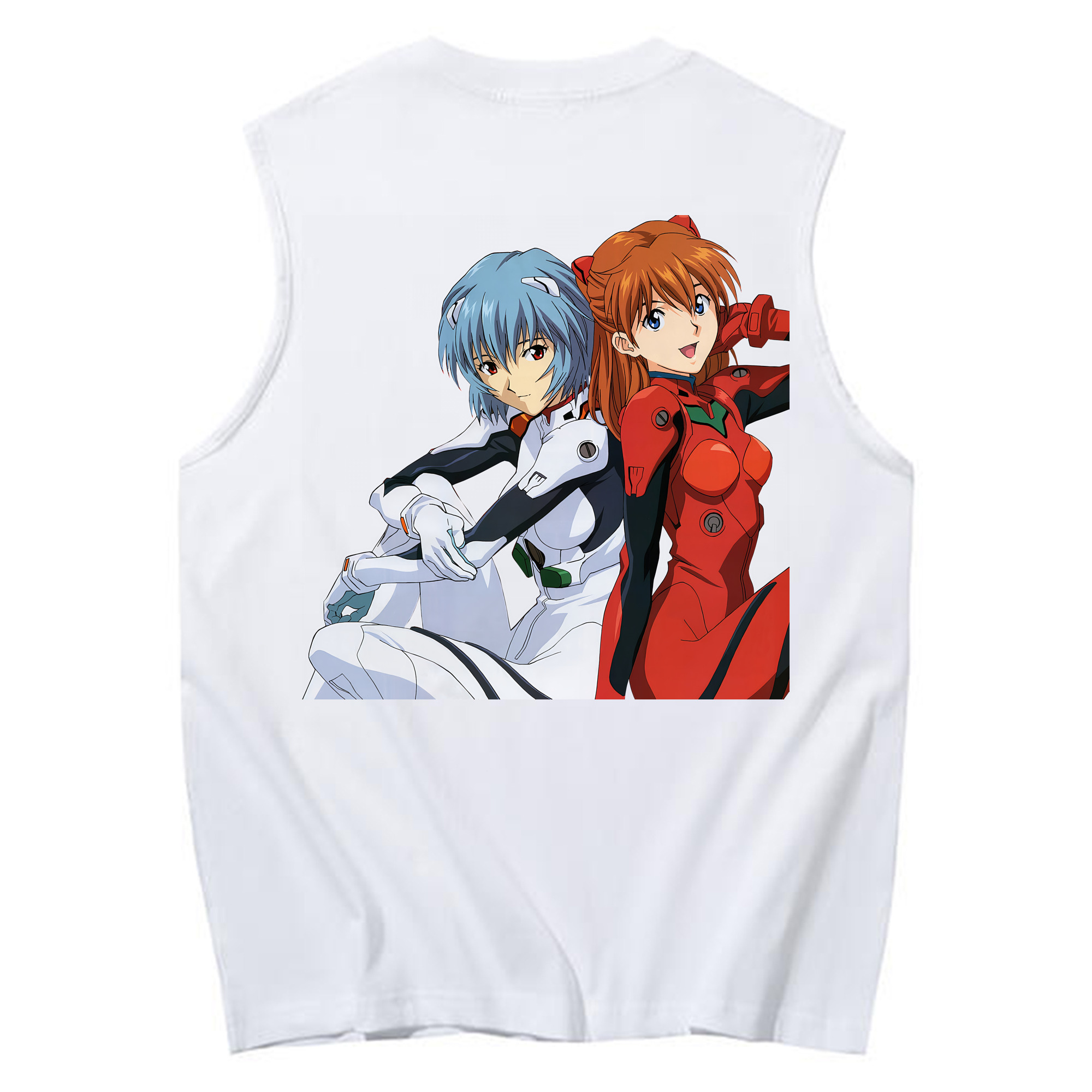 （画像用） EVA 新世紀エヴァンゲリオン コットン100％タンクトップ（背面プリント）
