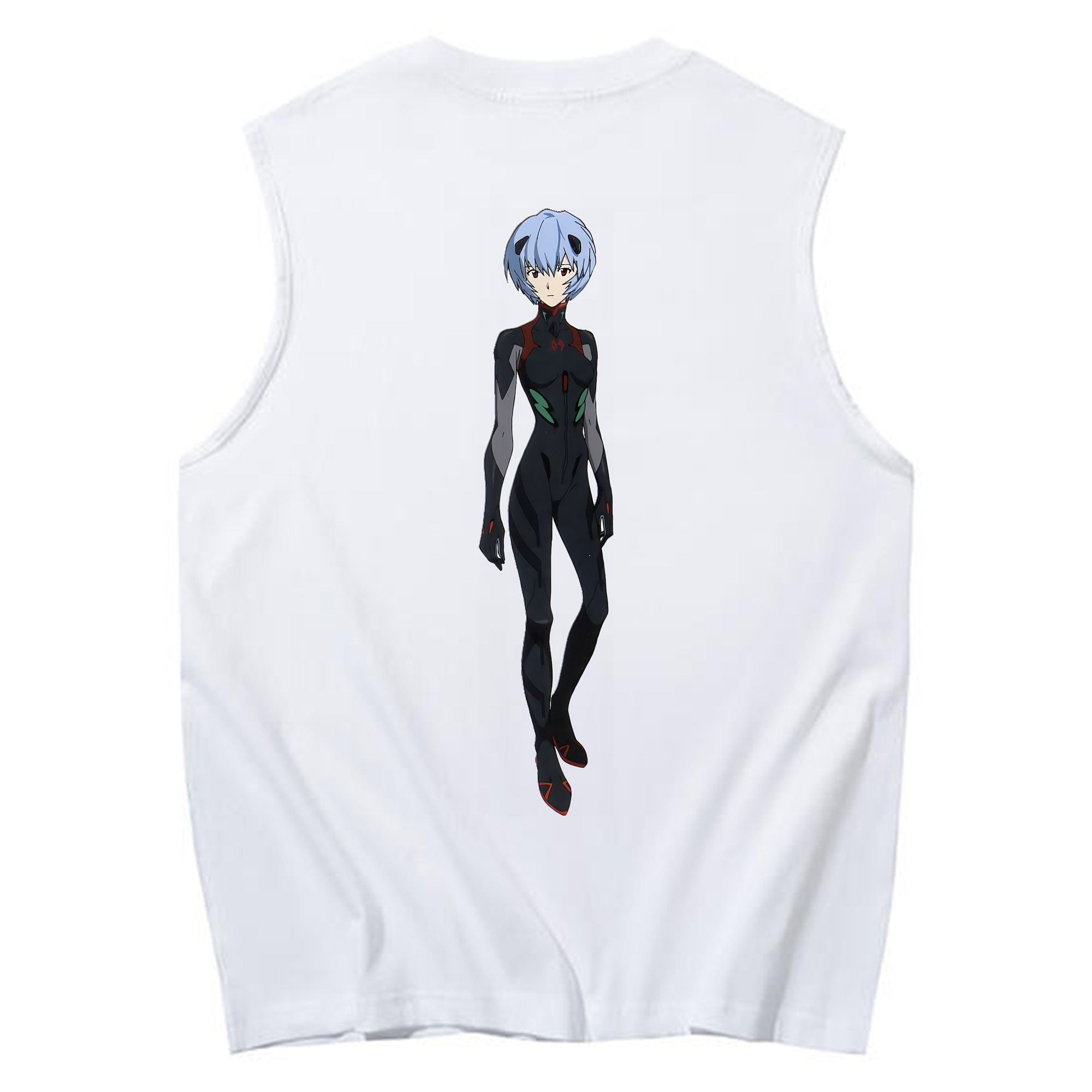 （画像用） EVA 新世紀エヴァンゲリオン コットン100％タンクトップ（背面プリント）