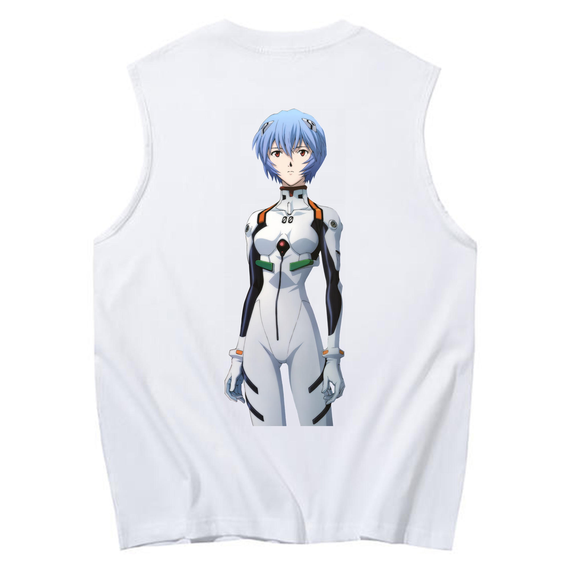 （画像用） EVA 新世紀エヴァンゲリオン コットン100％タンクトップ（背面プリント）