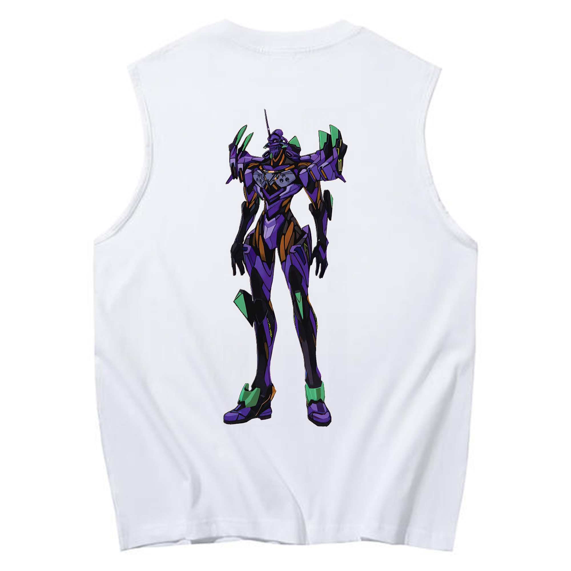 （画像用） EVA 新世紀エヴァンゲリオン コットン100％タンクトップ（背面プリント）