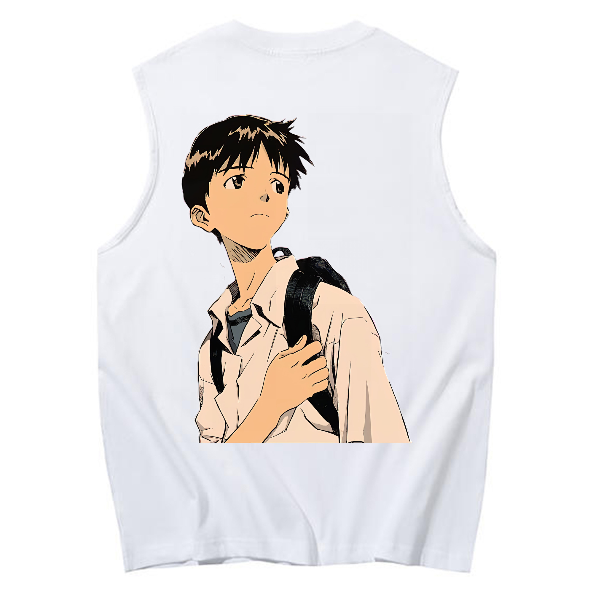 （画像用） EVA 新世紀エヴァンゲリオン コットン100％タンクトップ（背面プリント）