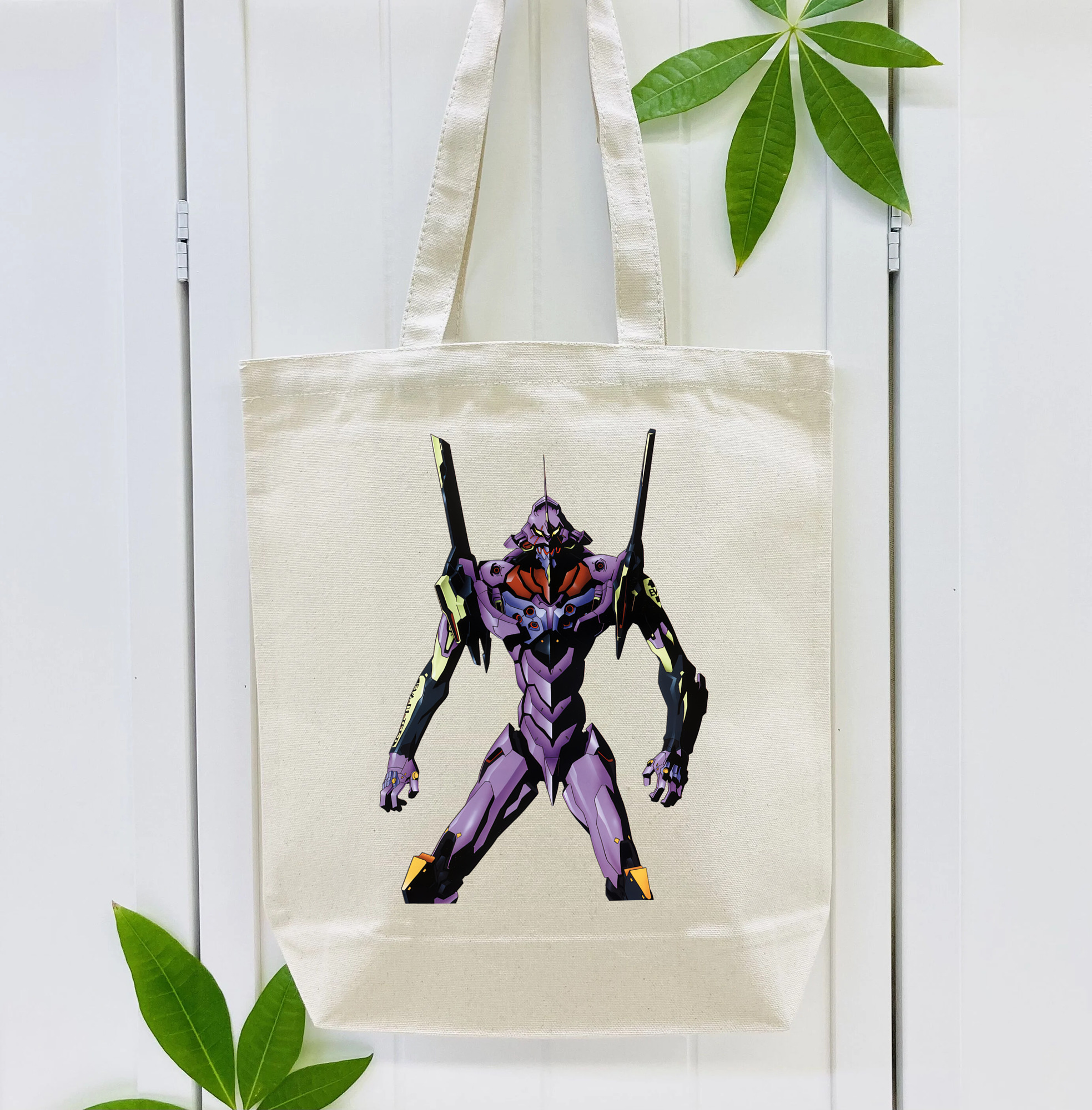 EVA 新世紀エヴァンゲリオン 縦型キャンバス生地手提げバッグ　トートバッグ