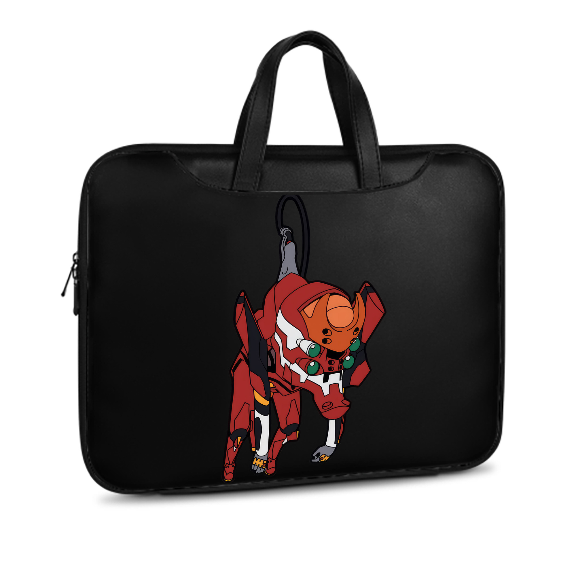 （画像用） EVA 新世紀エヴァンゲリオン レザーラップトップバッグ　ノートパソコンケース
