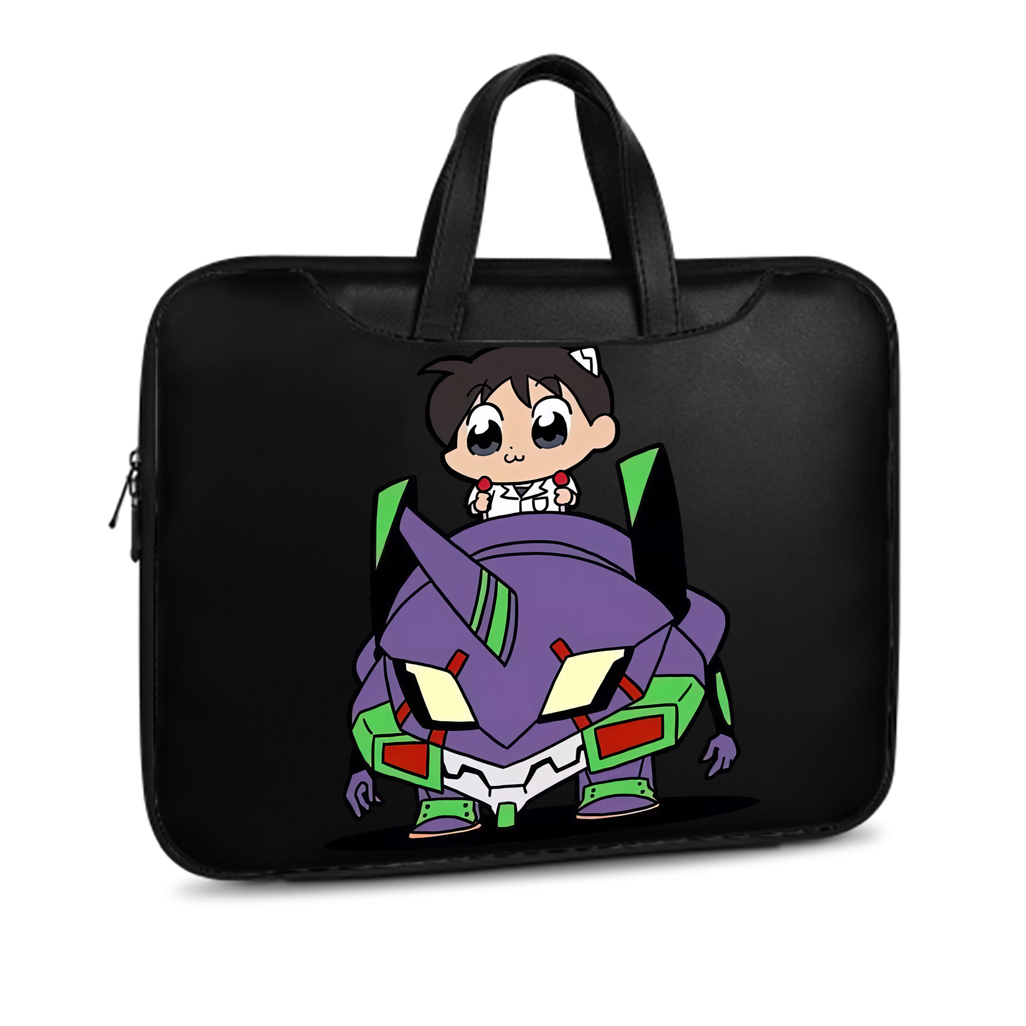（画像用） EVA 新世紀エヴァンゲリオン レザーラップトップバッグ　ノートパソコンケース