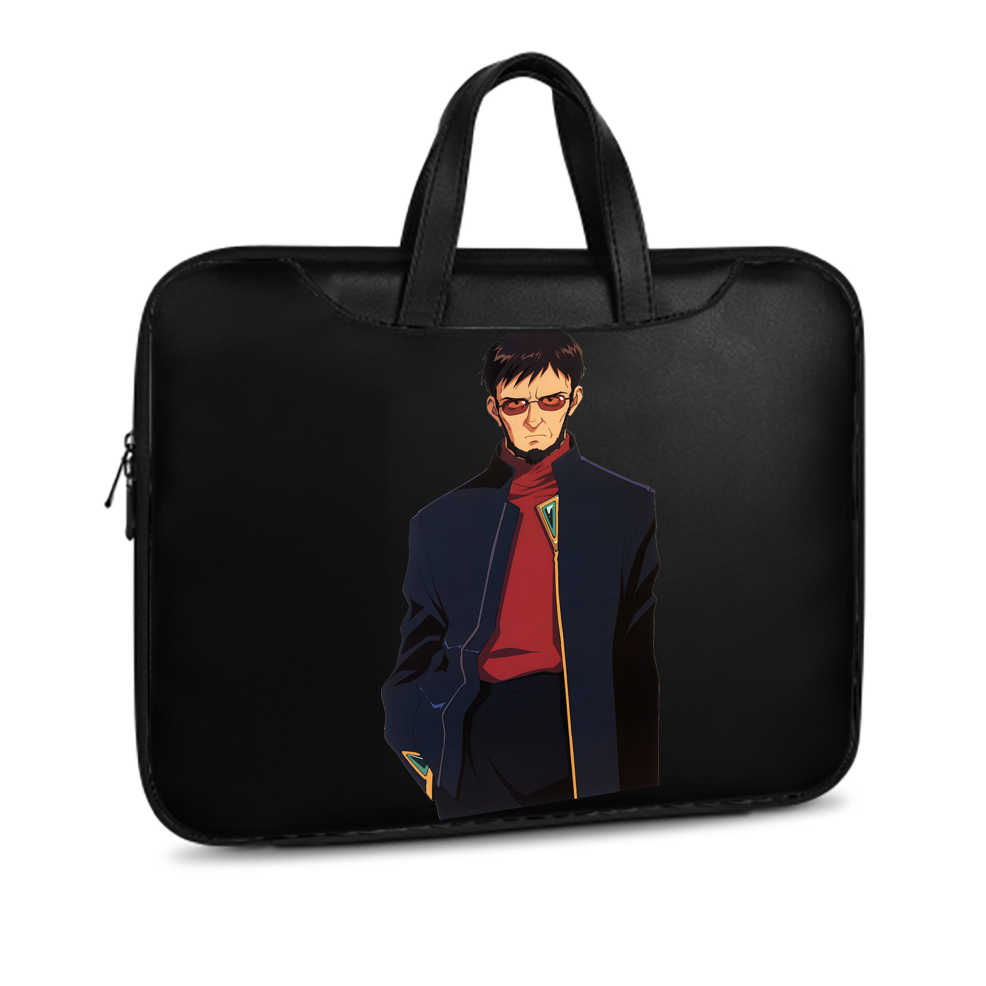 （画像用） EVA 新世紀エヴァンゲリオン レザーラップトップバッグ　ノートパソコンケース