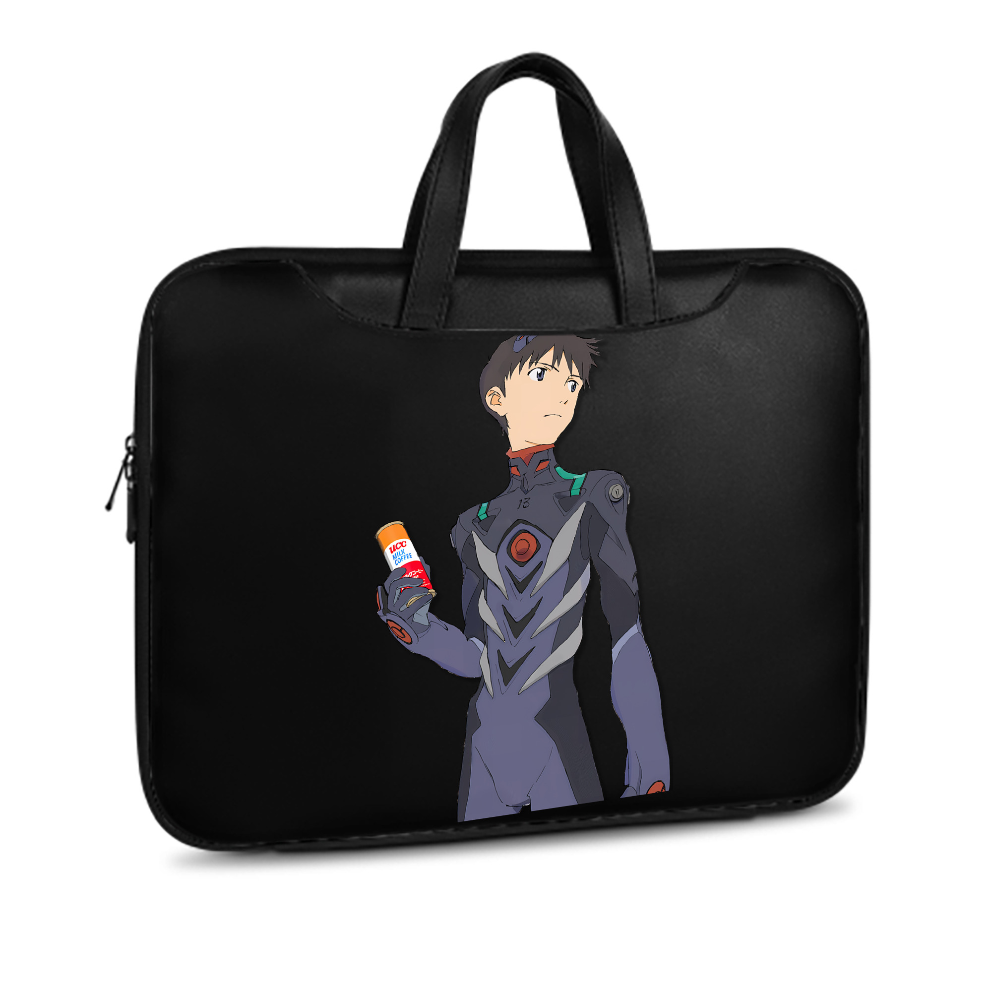 （画像用） EVA 新世紀エヴァンゲリオン レザーラップトップバッグ　ノートパソコンケース