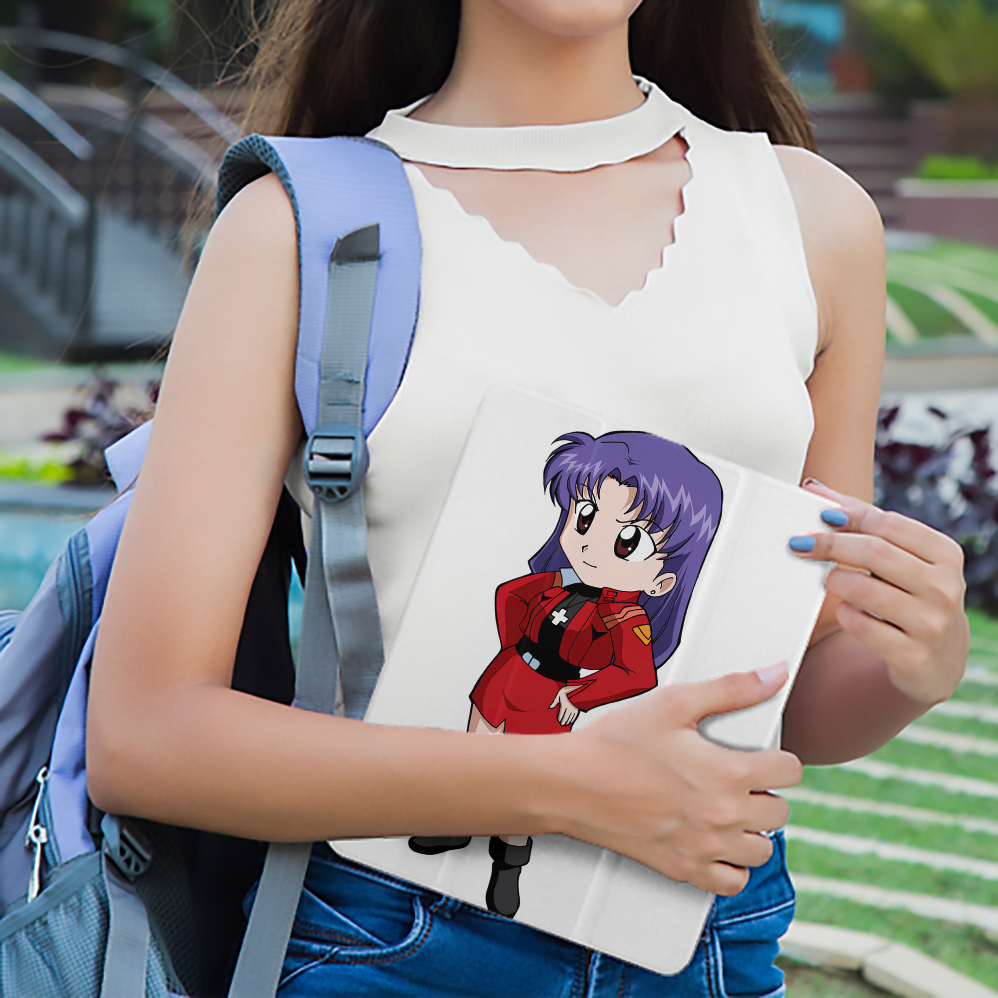 EVA 新世紀エヴァンゲリオン IPad ケース ペン収納付き 三つ折りスタンド PUレザー×シリコン 対応機種9.5/10.5/10.9インチ