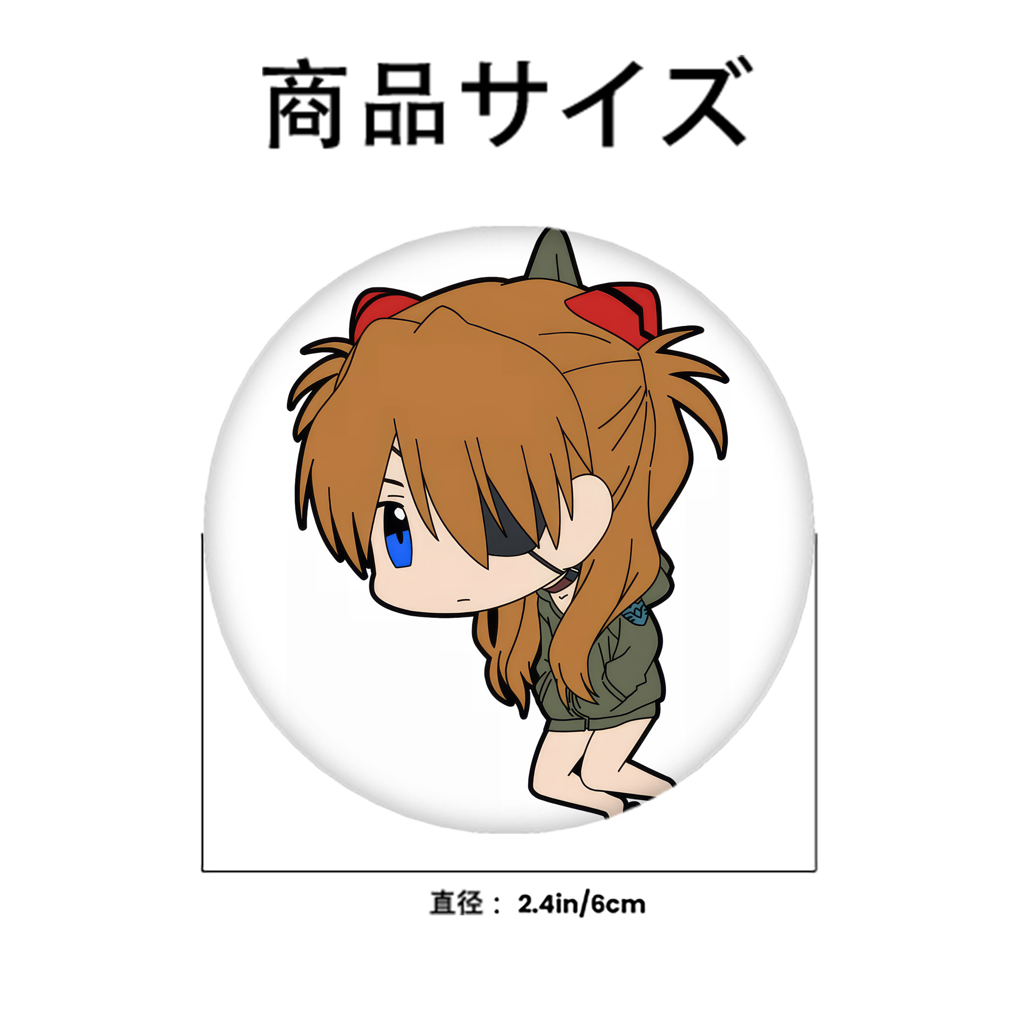 EVA 新世紀エヴァンゲリオン 6cm 缶バッジ 複数セット