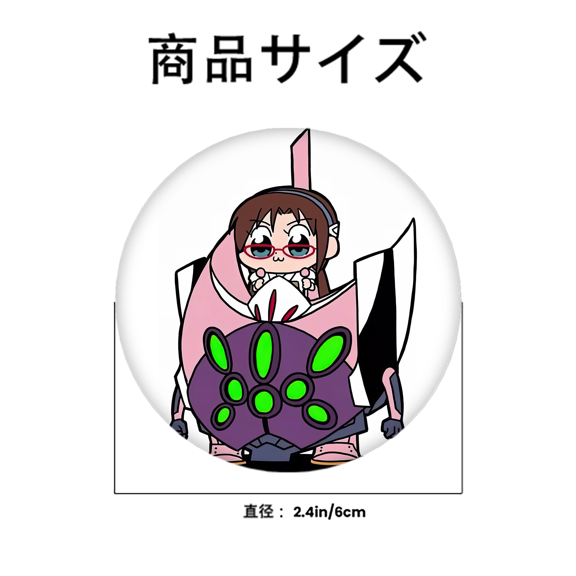 EVA 新世紀エヴァンゲリオン 6cm 缶バッジ 複数セット