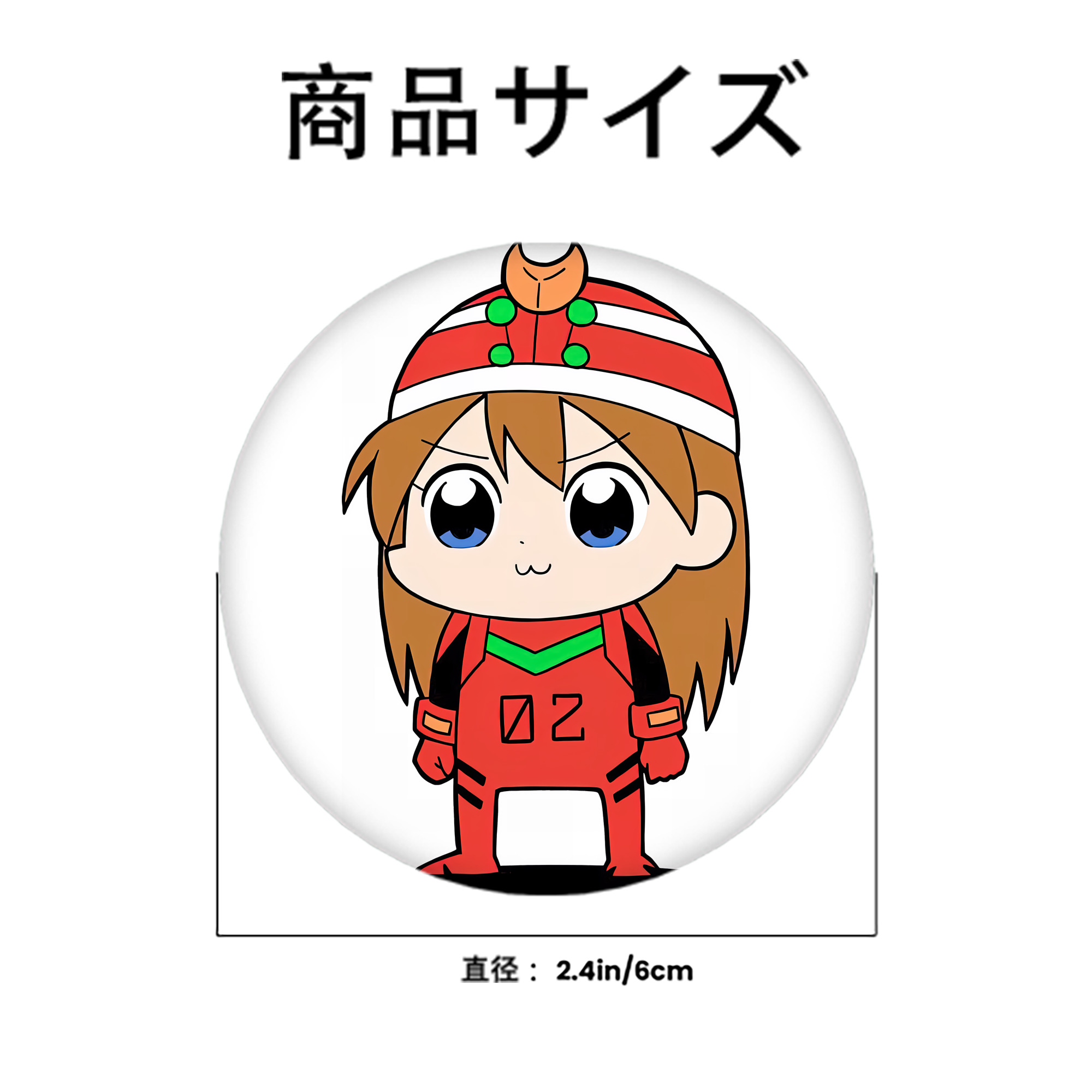 EVA 新世紀エヴァンゲリオン 6cm 缶バッジ 複数セット
