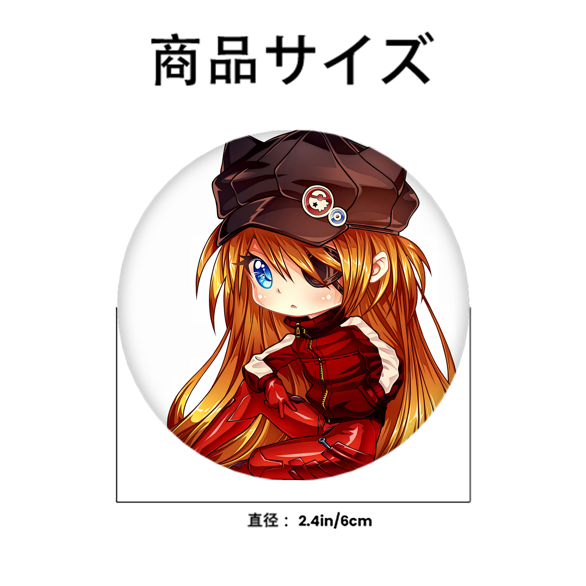 EVA 新世紀エヴァンゲリオン 6cm 缶バッジ 複数セット