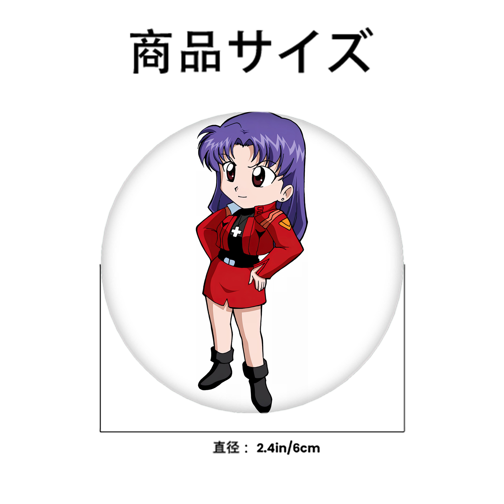 EVA 新世紀エヴァンゲリオン 6cm 缶バッジ 複数セット
