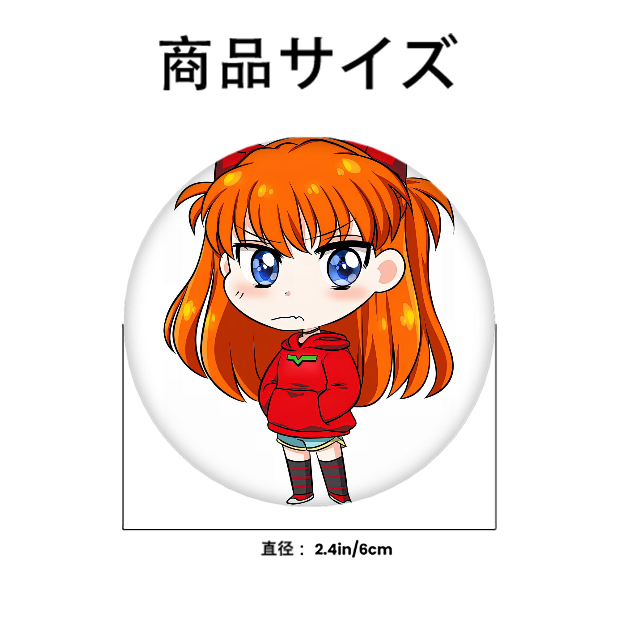 EVA 新世紀エヴァンゲリオン 6cm 缶バッジ 複数セット