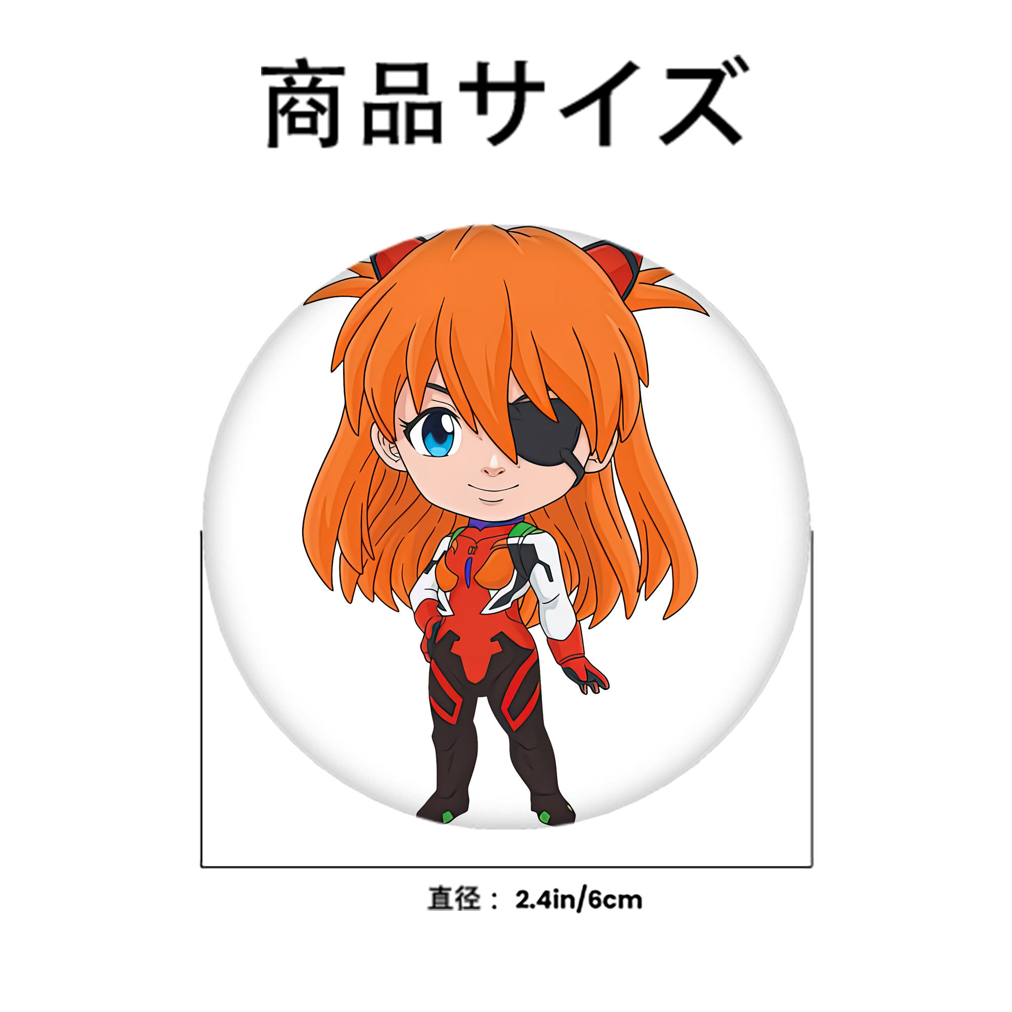 EVA 新世紀エヴァンゲリオン 6cm 缶バッジ 複数セット