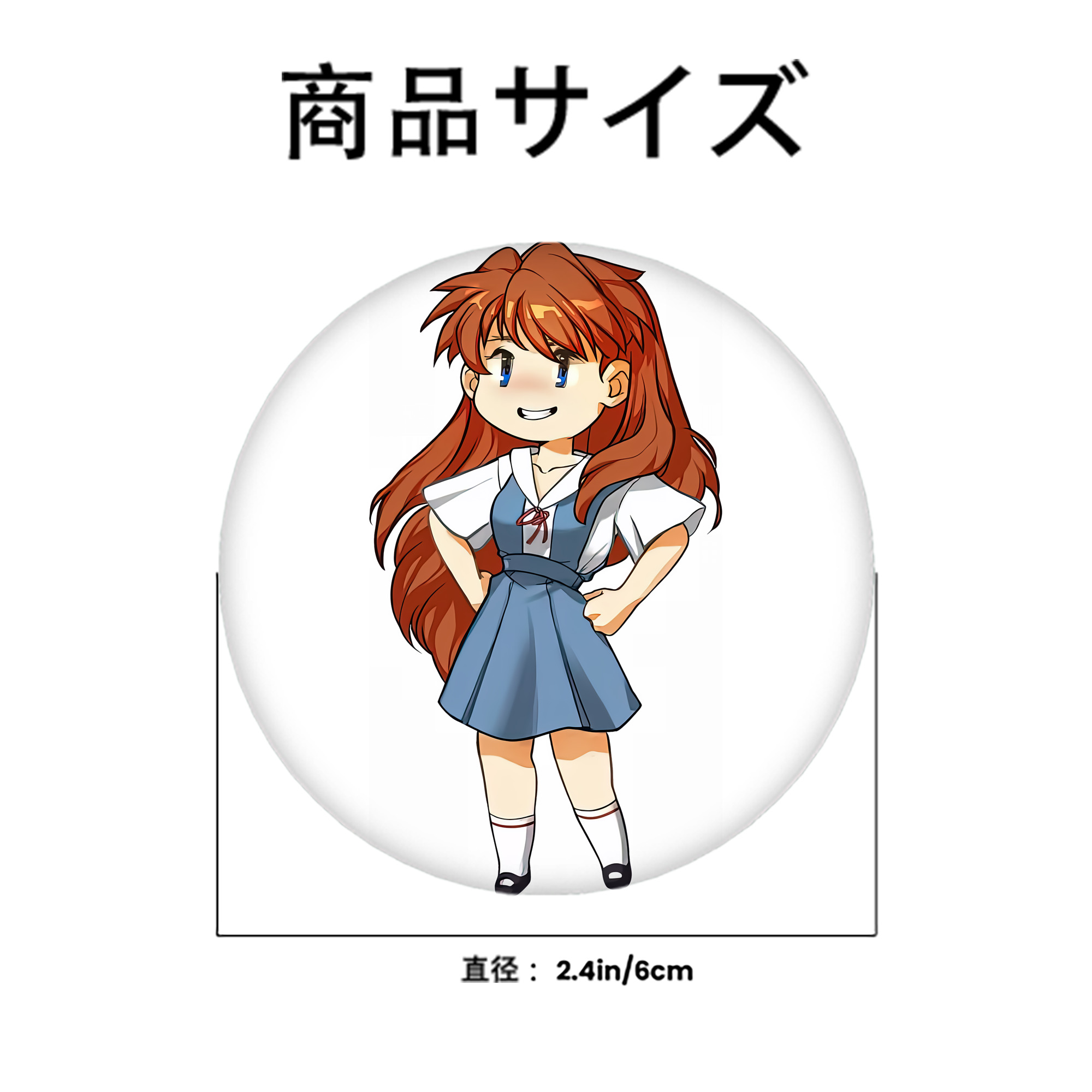 EVA 新世紀エヴァンゲリオン 6cm 缶バッジ 複数セット