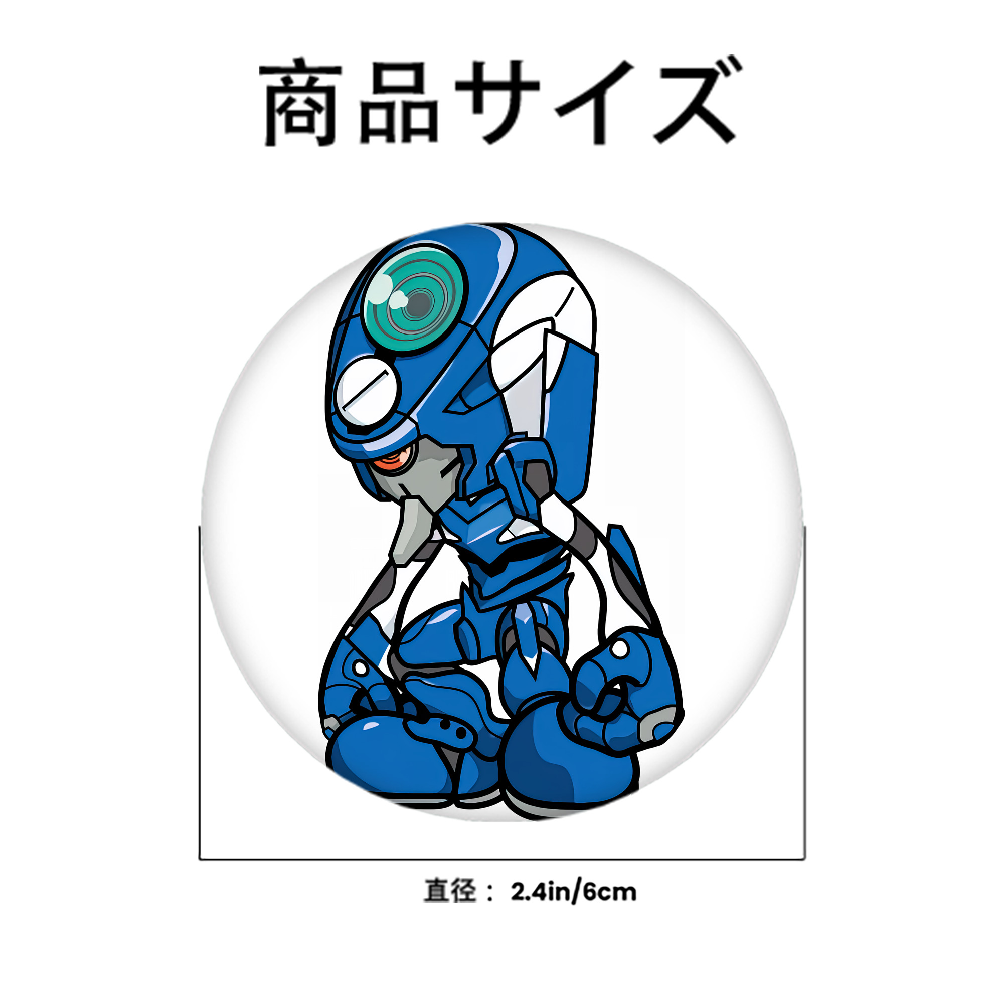 EVA 新世紀エヴァンゲリオン 6cm 缶バッジ 複数セット