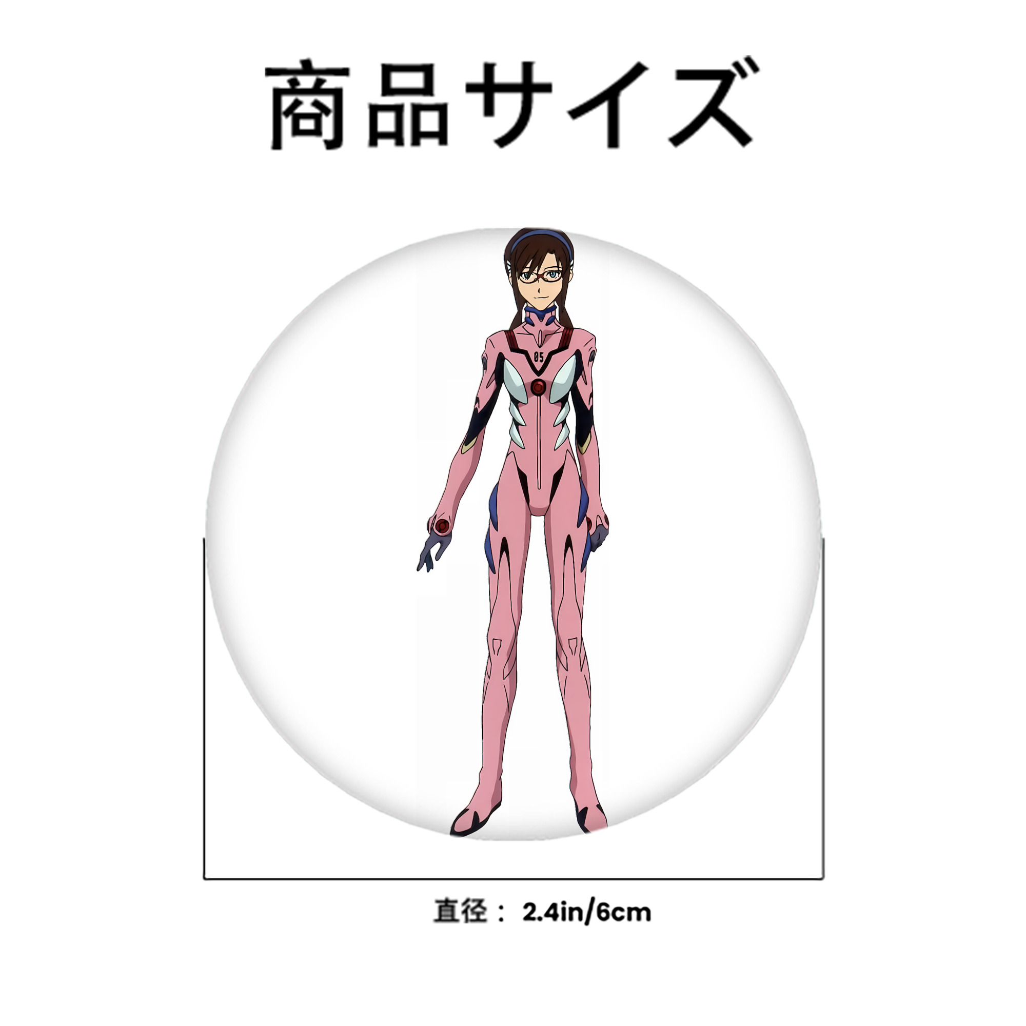 EVA 新世紀エヴァンゲリオン 6cm 缶バッジ 複数セット