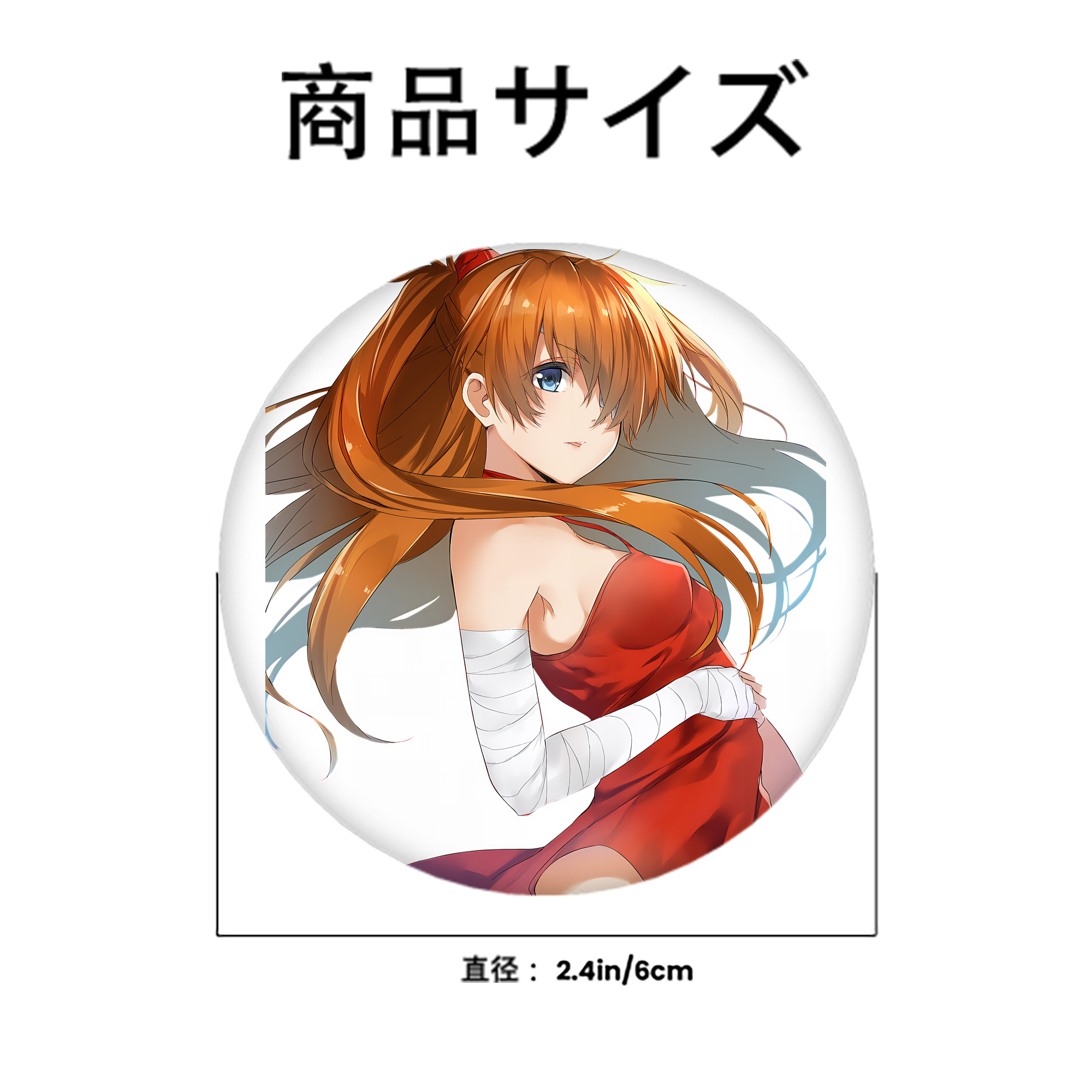 EVA 新世紀エヴァンゲリオン 6cm 缶バッジ 複数セット
