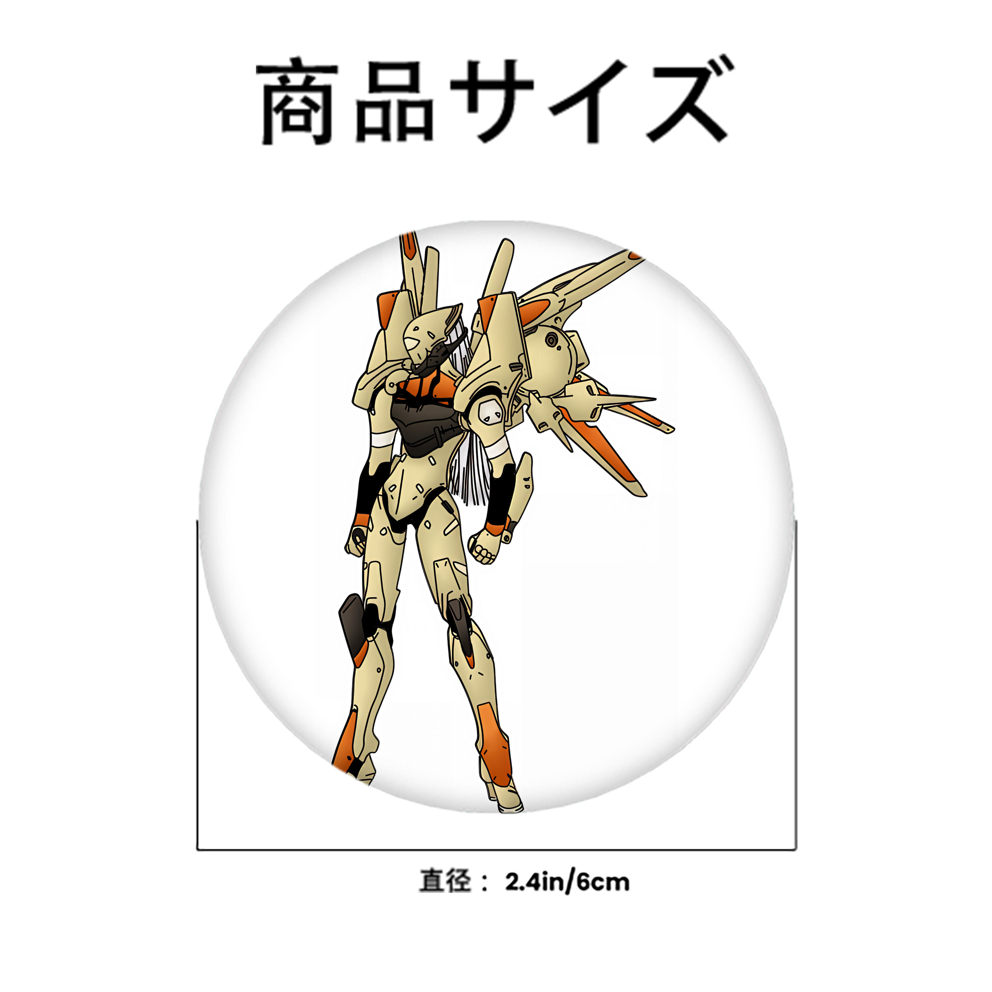 EVA 新世紀エヴァンゲリオン 6cm 缶バッジ 複数セット