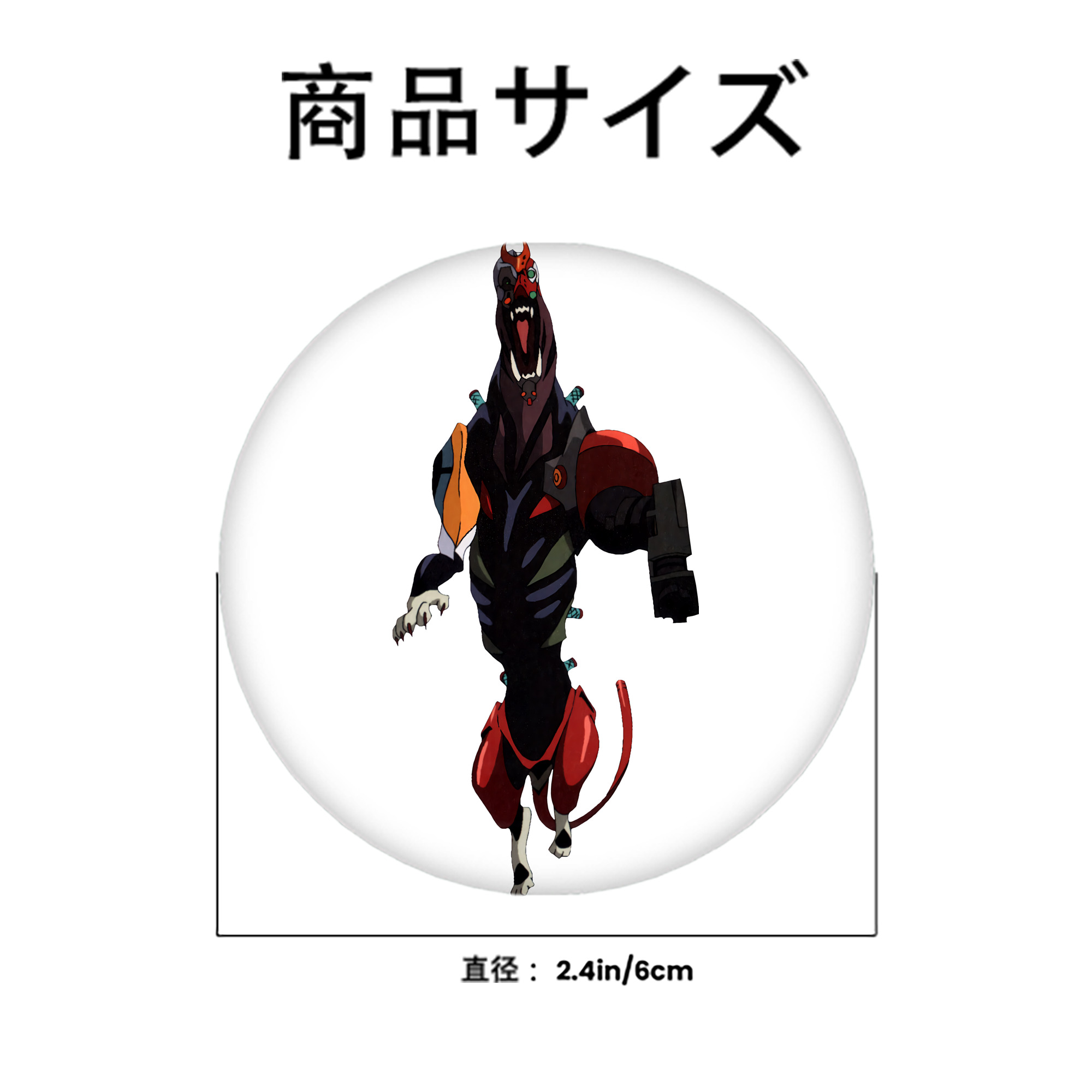 EVA 新世紀エヴァンゲリオン 6cm 缶バッジ 複数セット