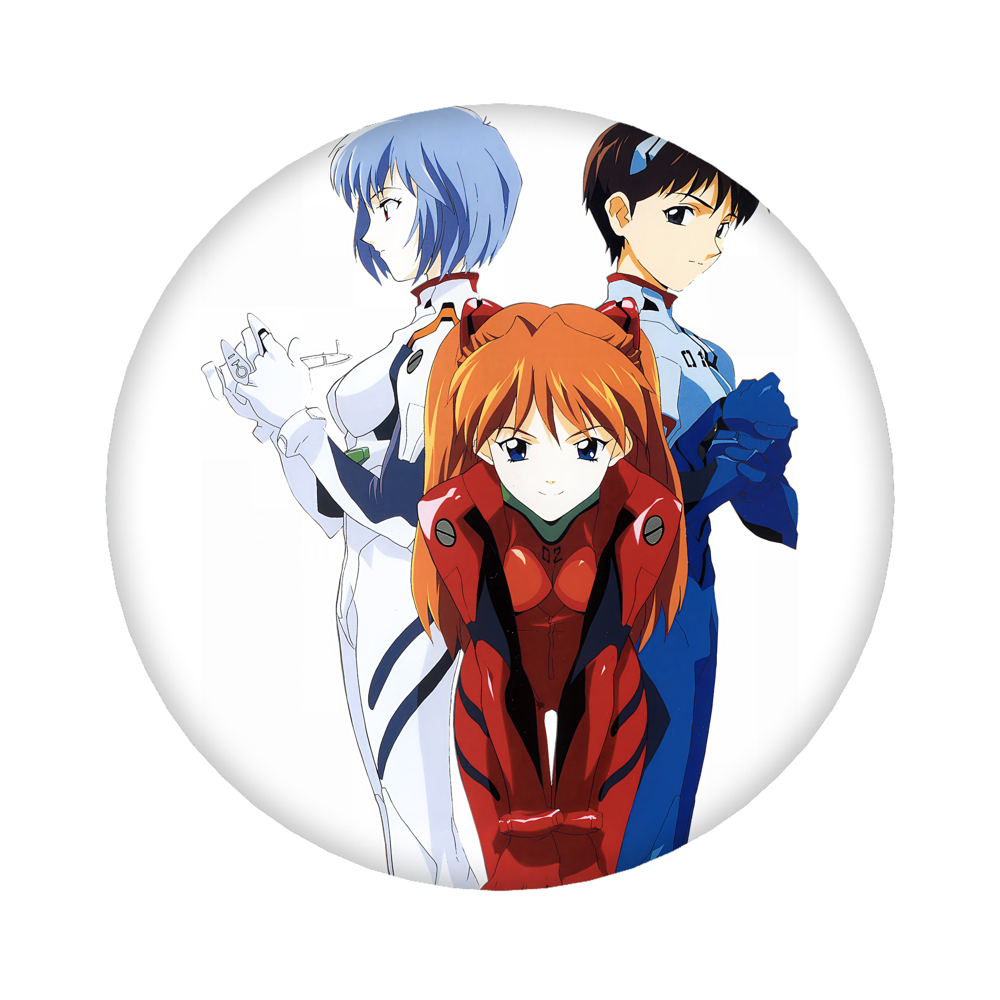 （画像用） EVA 新世紀エヴァンゲリオン 6cm 缶バッジ 複数セット